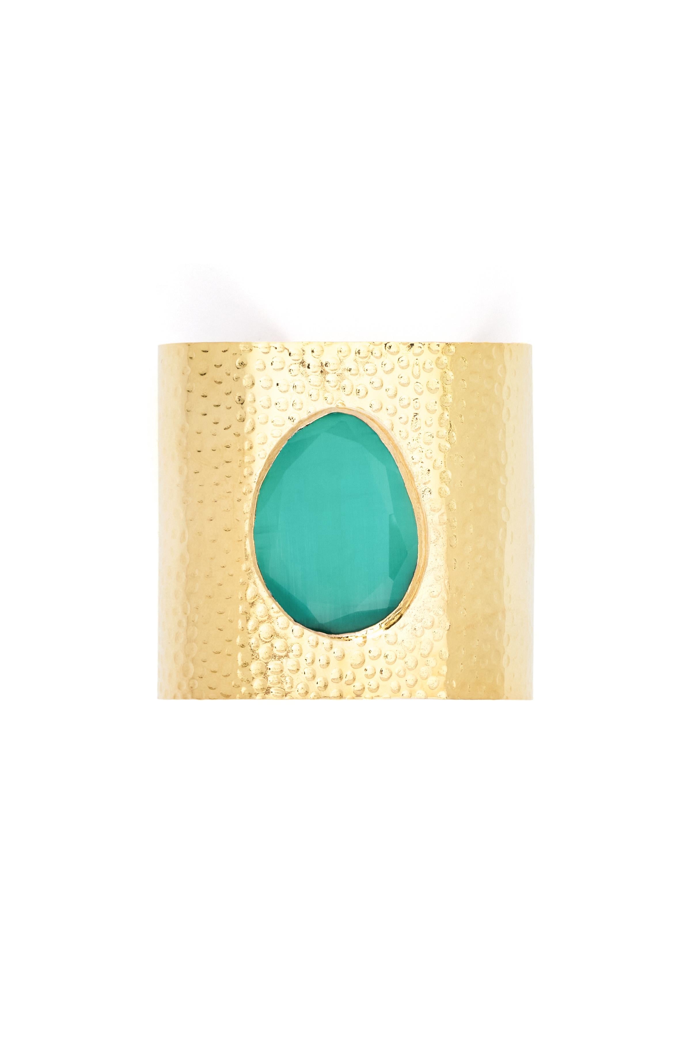 Celeste Cuﬀ Aqua