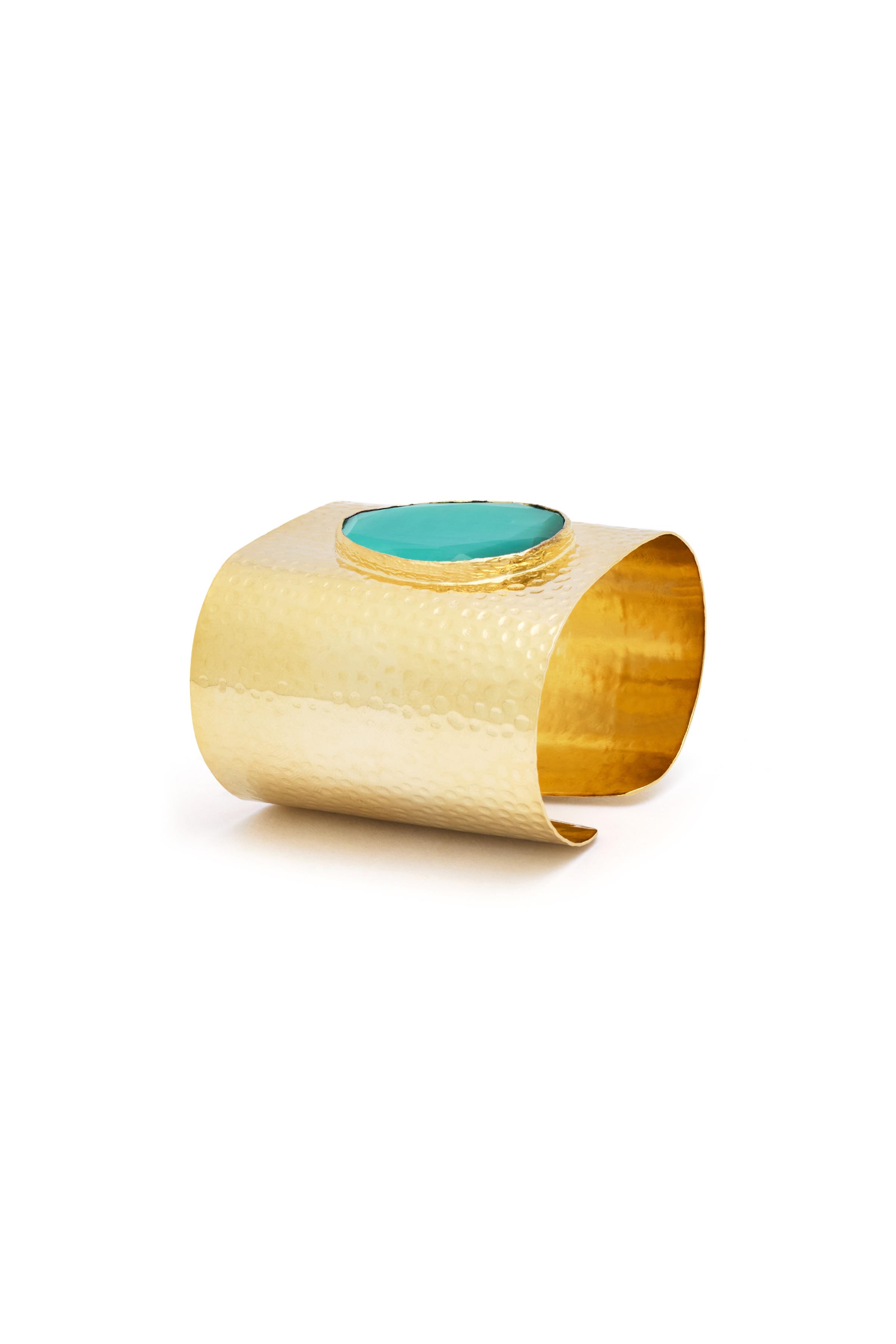 Celeste Cuﬀ Aqua