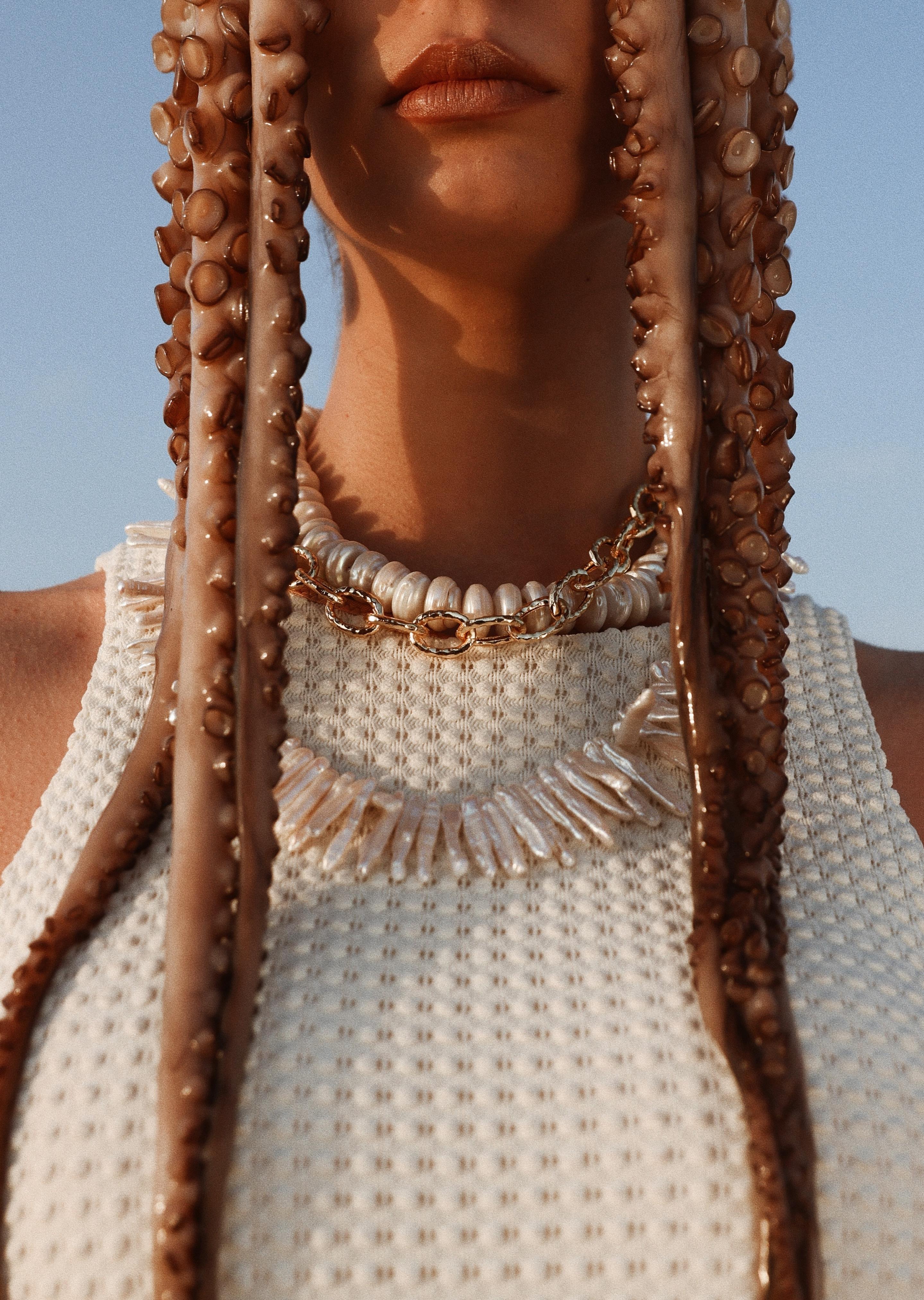 Opal Coil Necklace