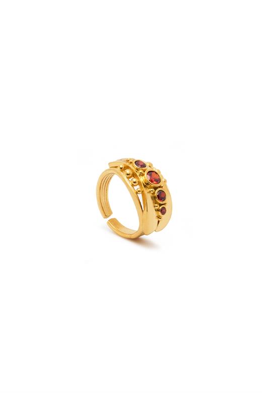Almira Amber Ring
