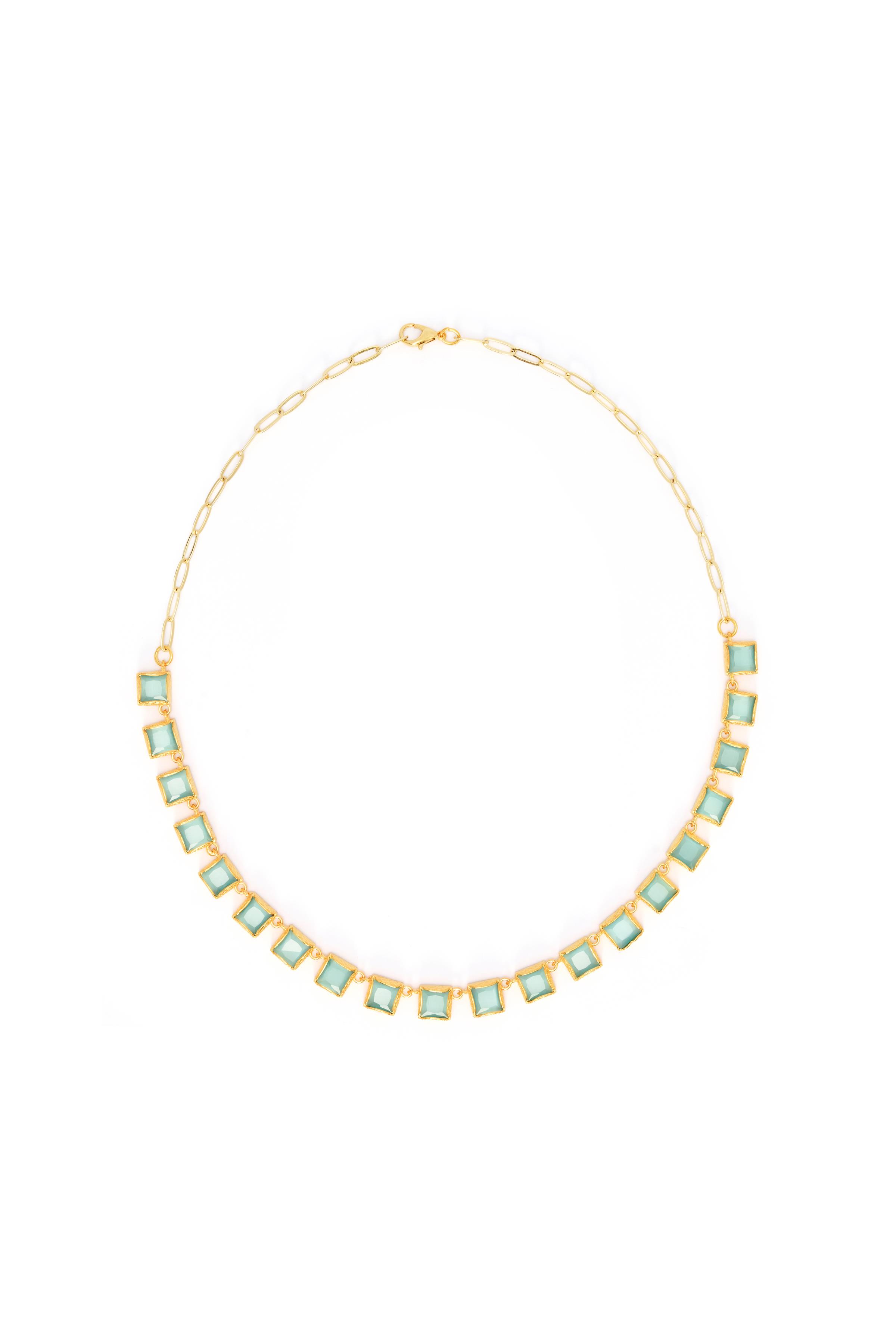 Solea Aqua Necklace