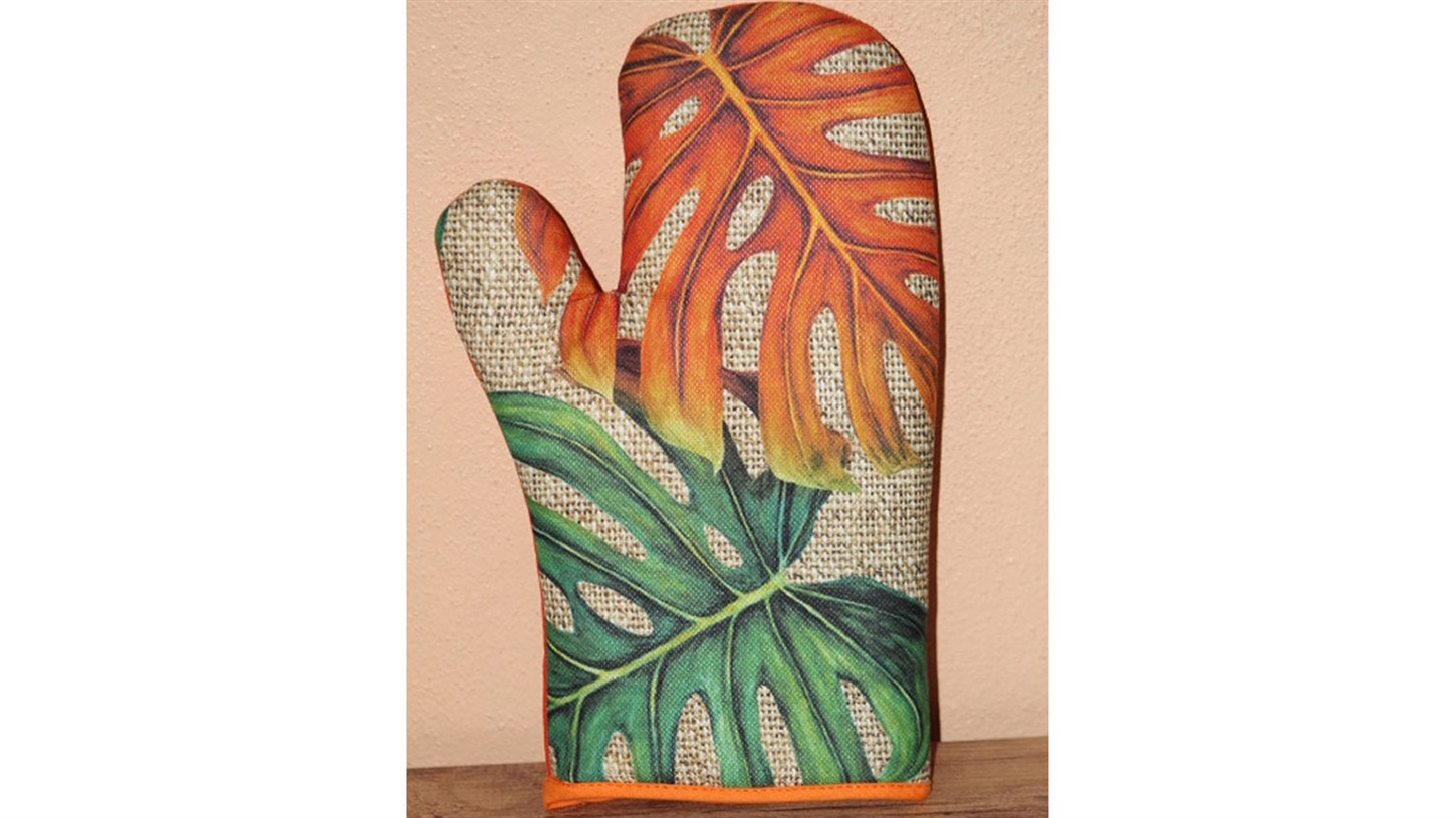 Fırın Eldiveni Devetabanı Desen