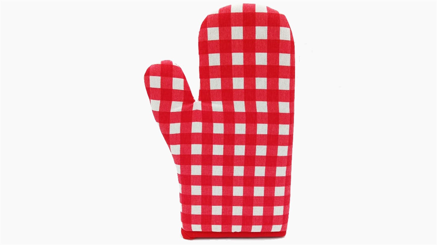 Fırın Eldiveni Kırmızı Pötikare