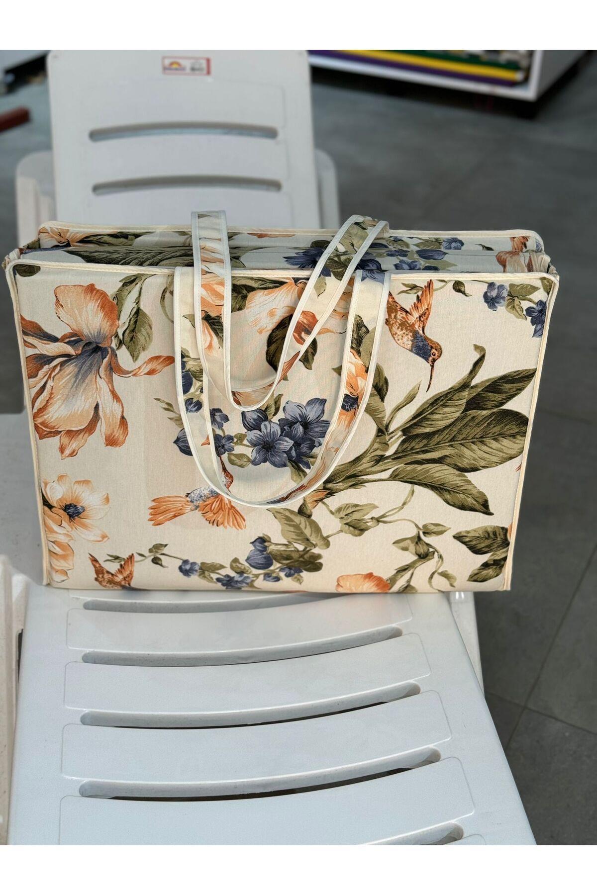 ŞEZLONG MİNDERİ (PLAJ ÇANTASI)