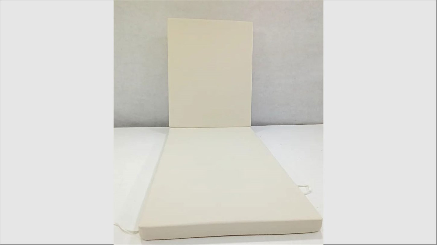 Şezlong Minderi Su Geçirmez Beyaz