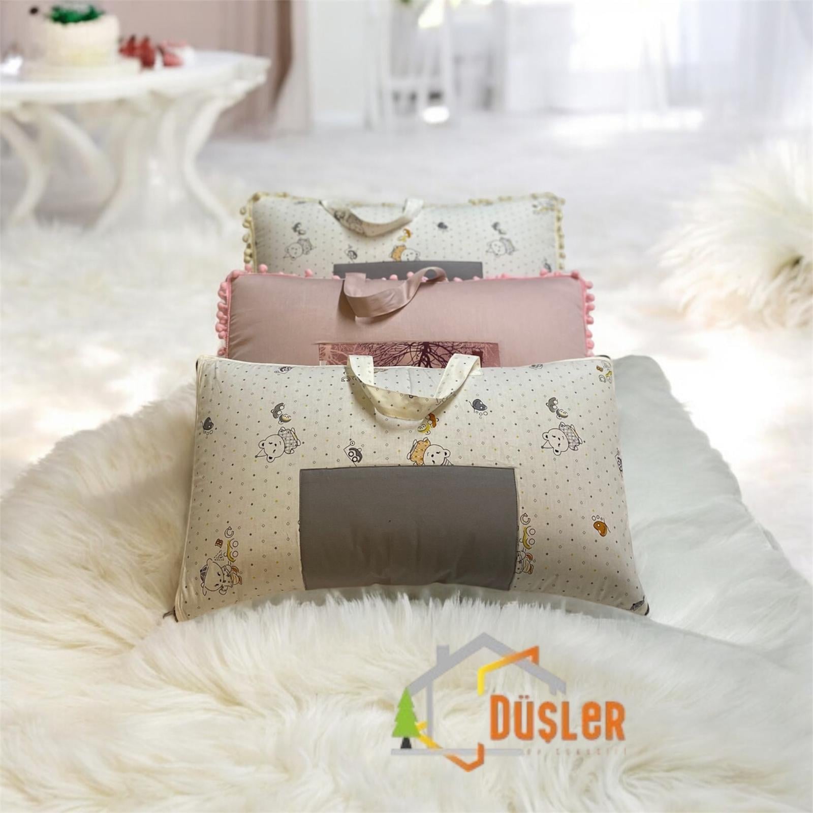 Yenidoğan Bebek Bakım Çantası Gri