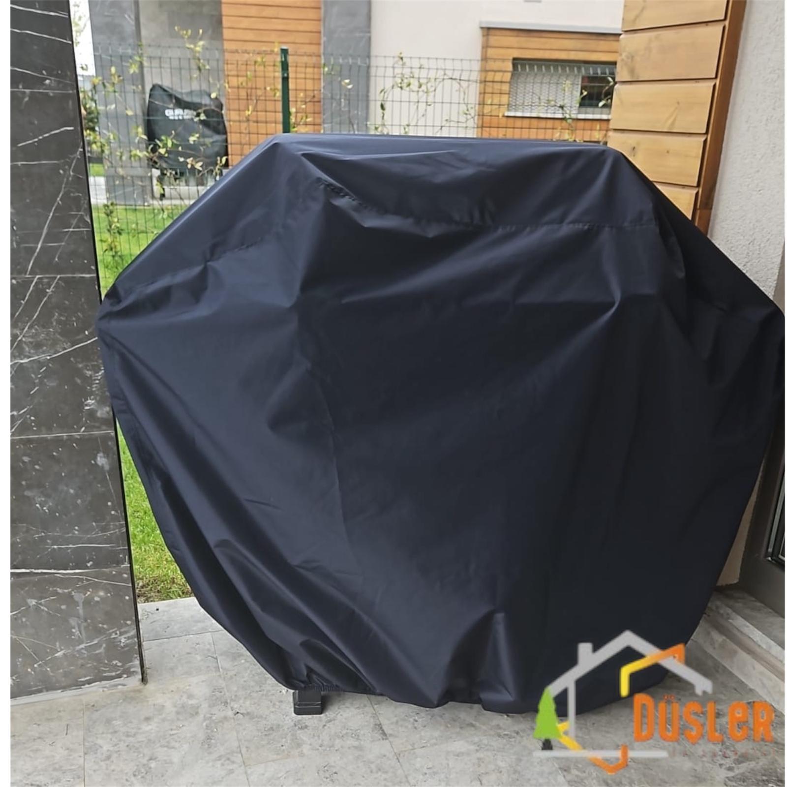 130*60 Mangal Koruma Örtüsü, %100 Su Geçirmez, İthal Mehler Kumaş, Lastikli Kılıf Branda