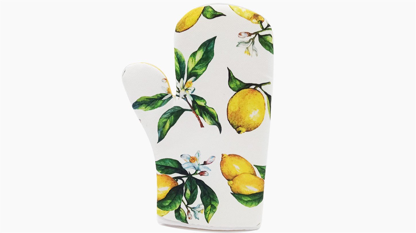 Fırın Eldiveni Limon Desen