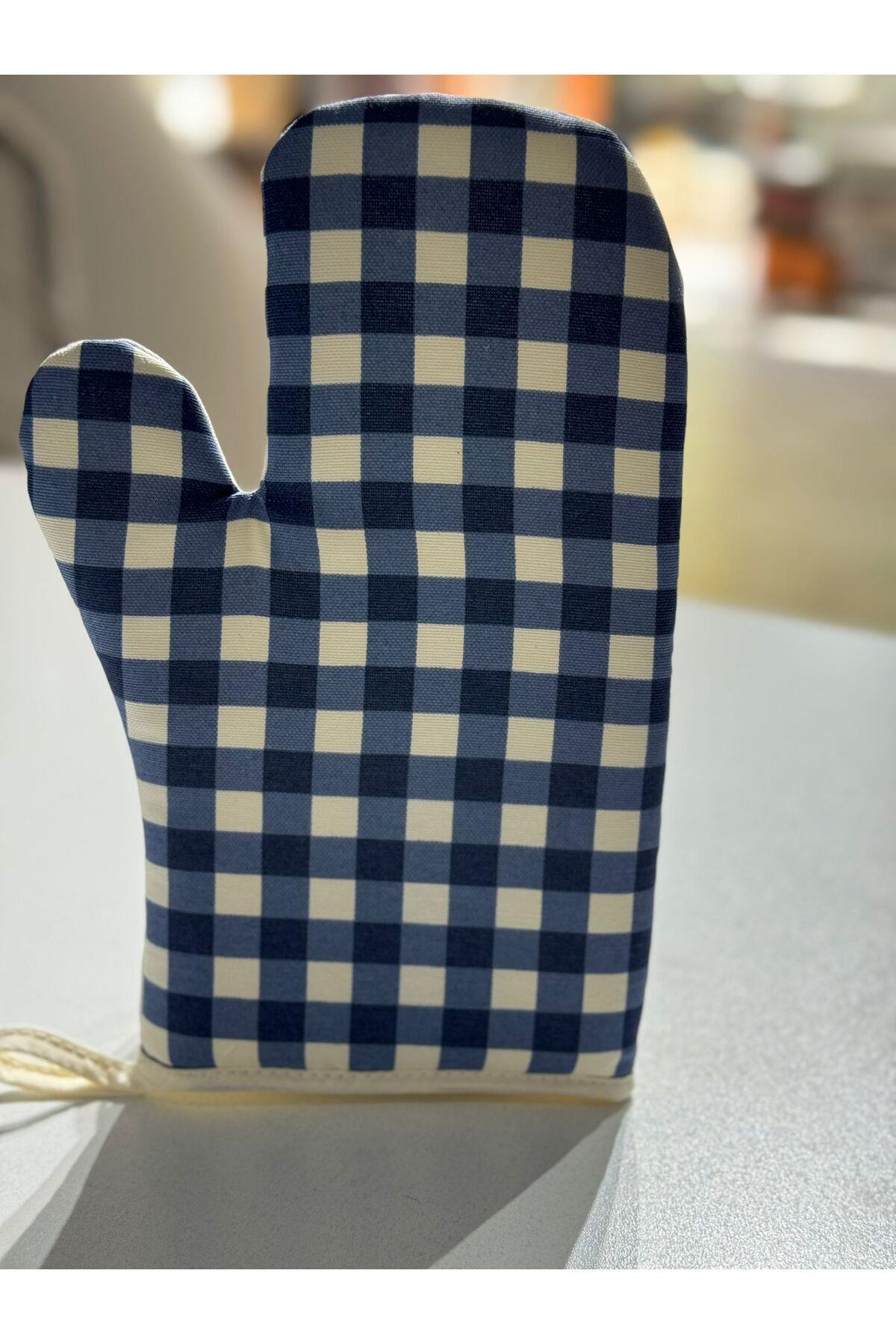 FIRIN ELDİVENİ MAVİ BEYAZ