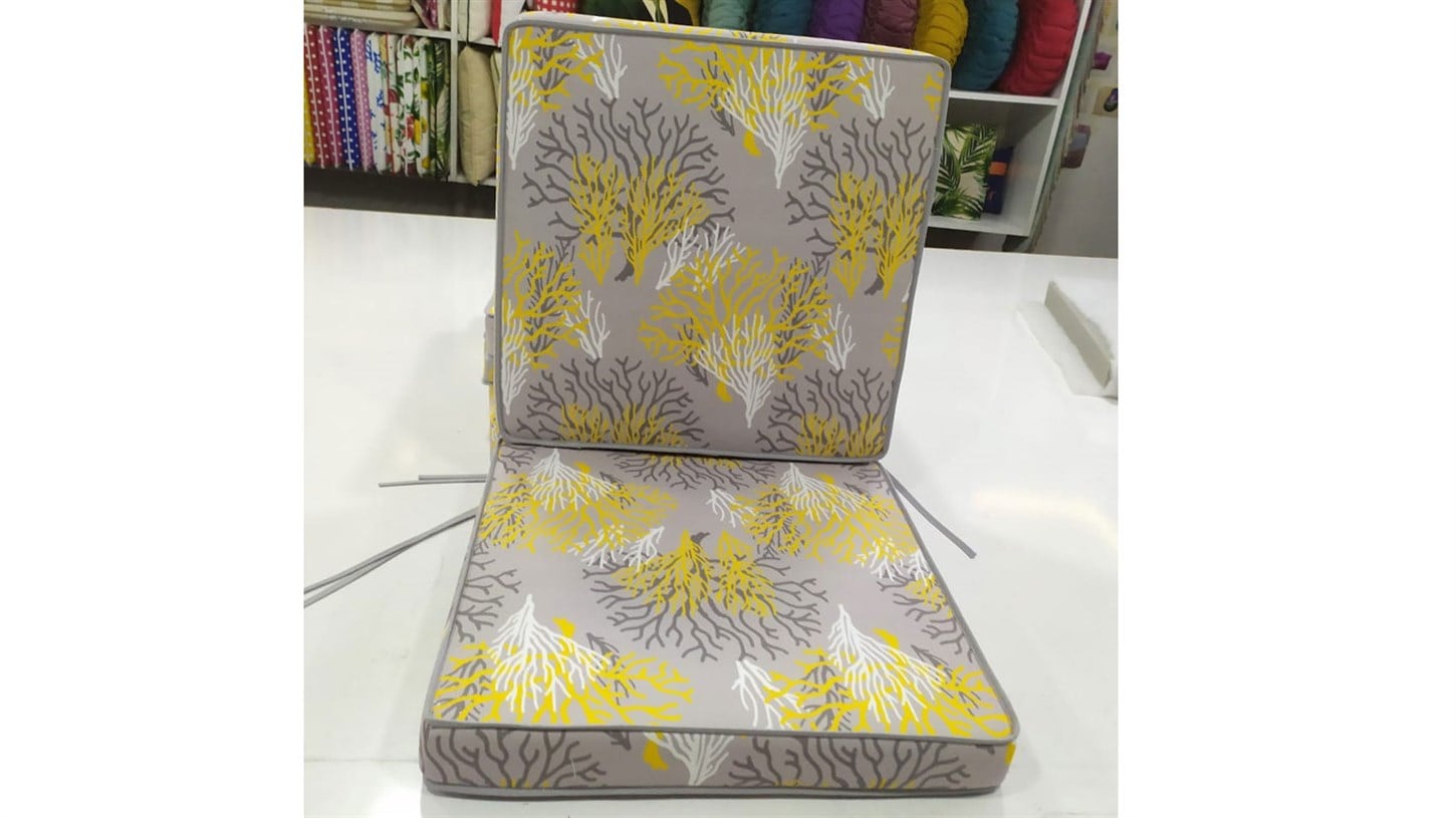 Sandalye Minderi Mercan 40X80 Sırtlı