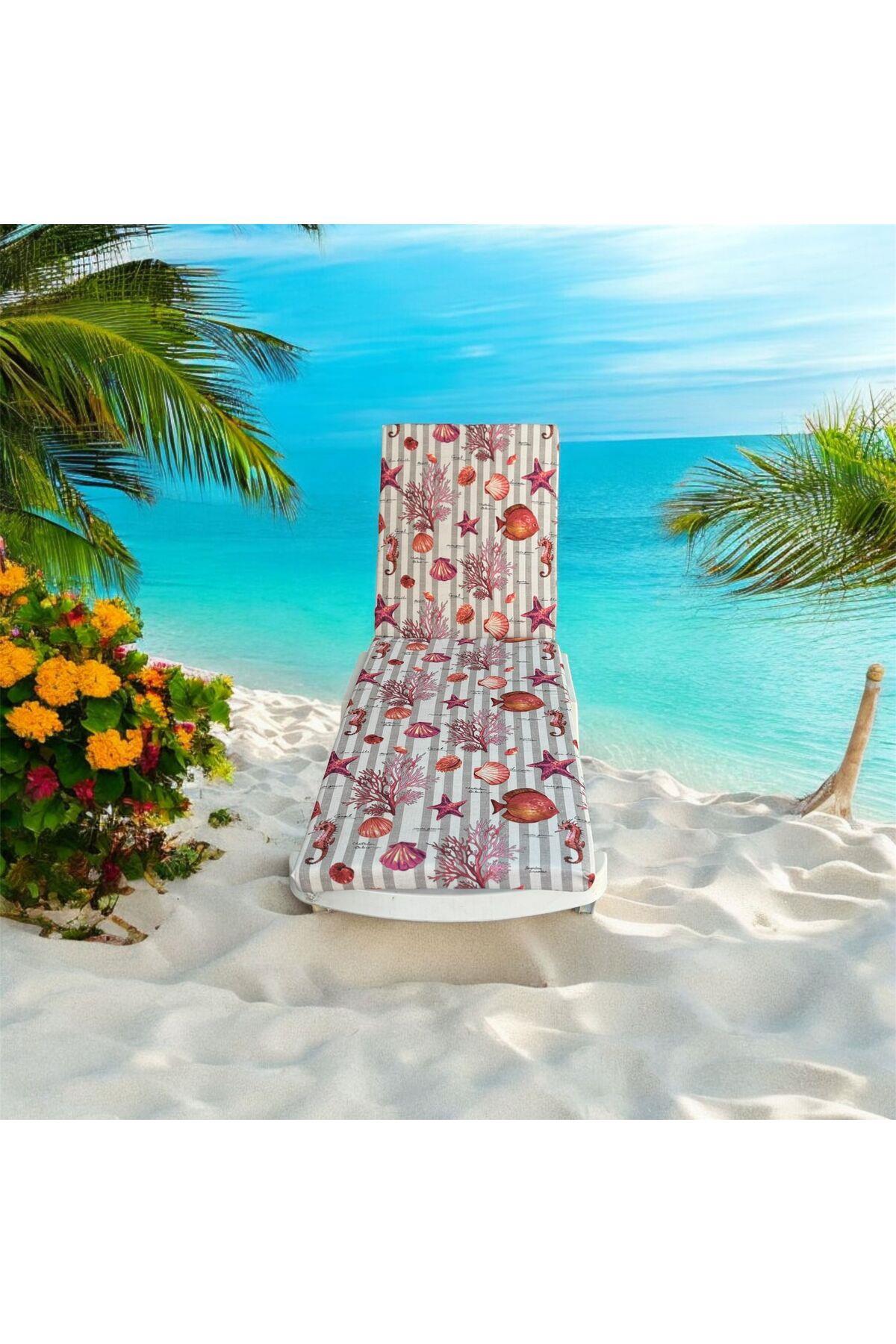 Şezlong Minderi Deniz Desen Serisi