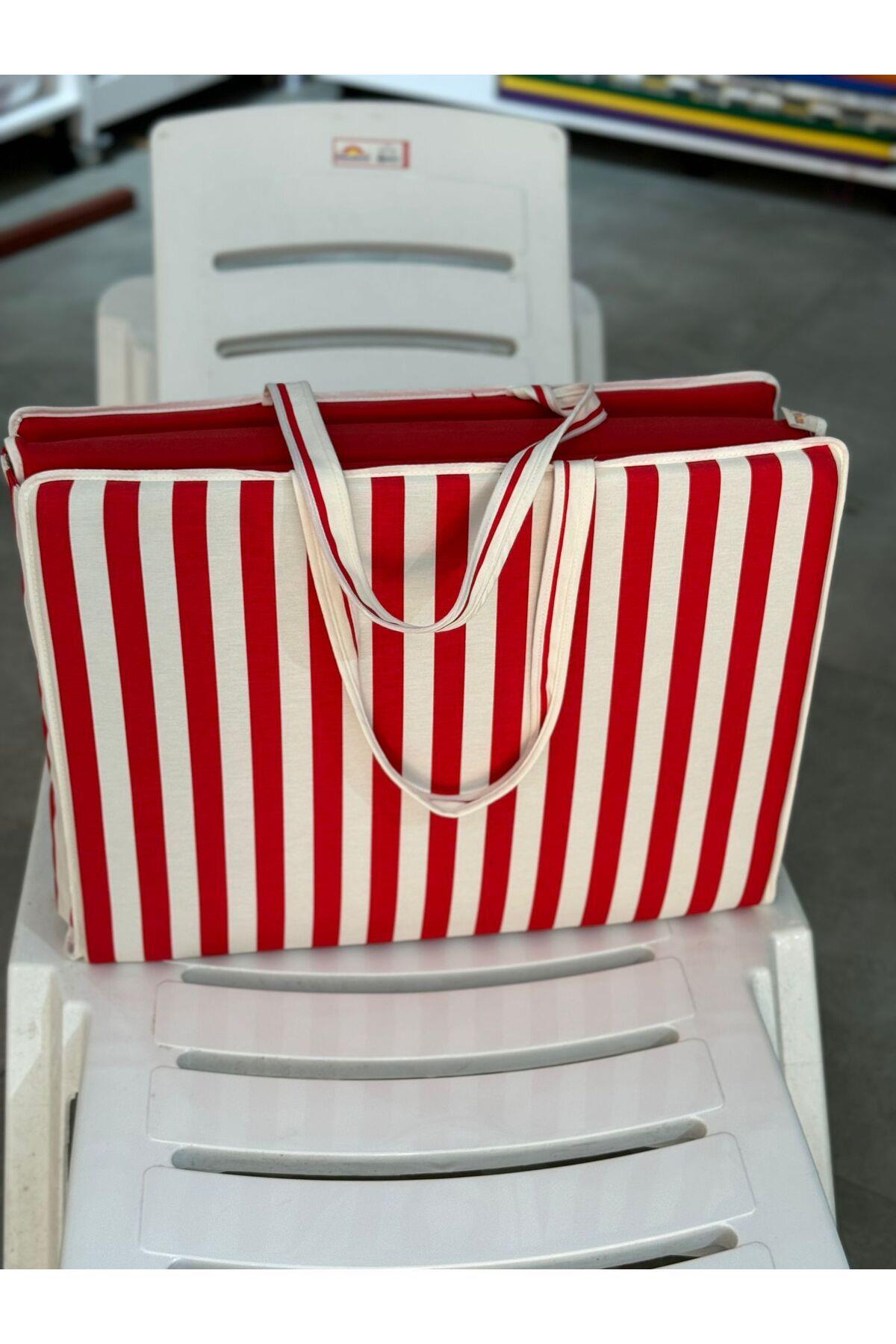 ŞEZLONG MİNDERİ ( PLAJ ÇANTASI)