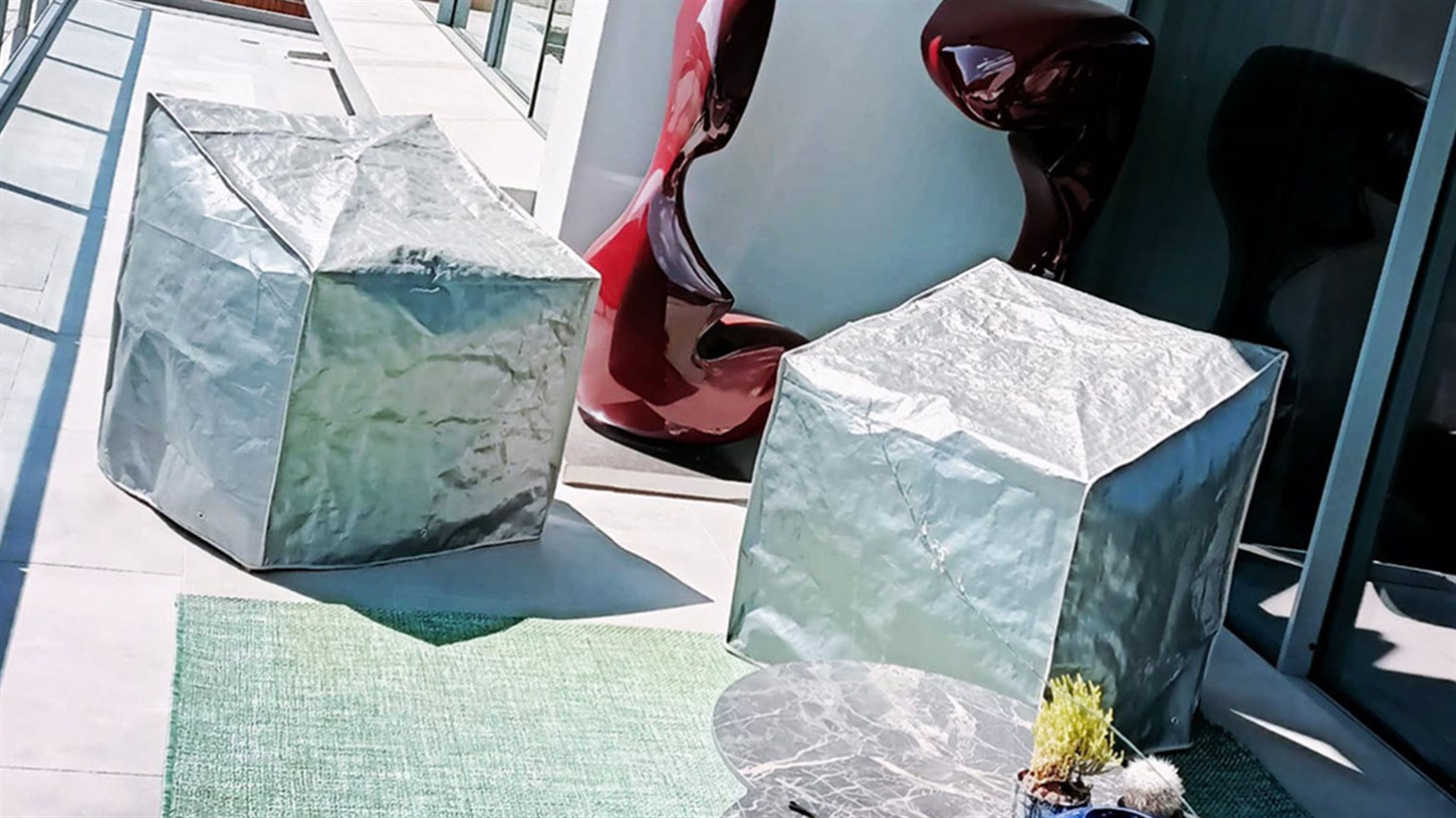 Tekli Koltuk Koruma Örtüsü Gri 90*90