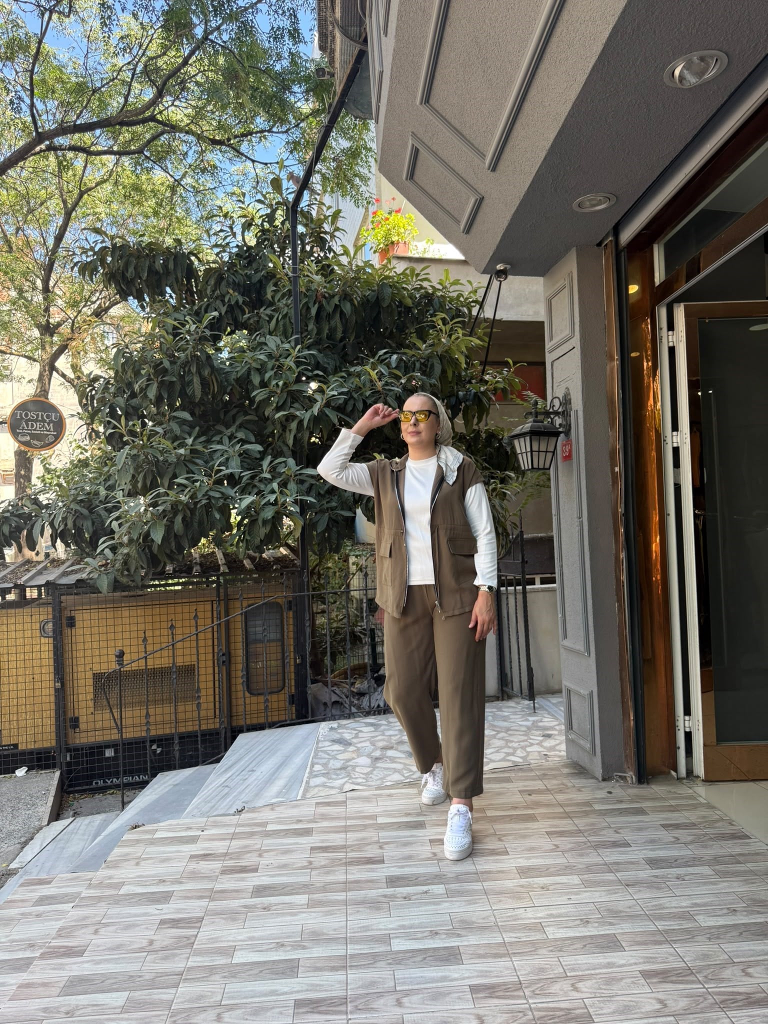 3 lü Yelekli Tensel Takım Haki