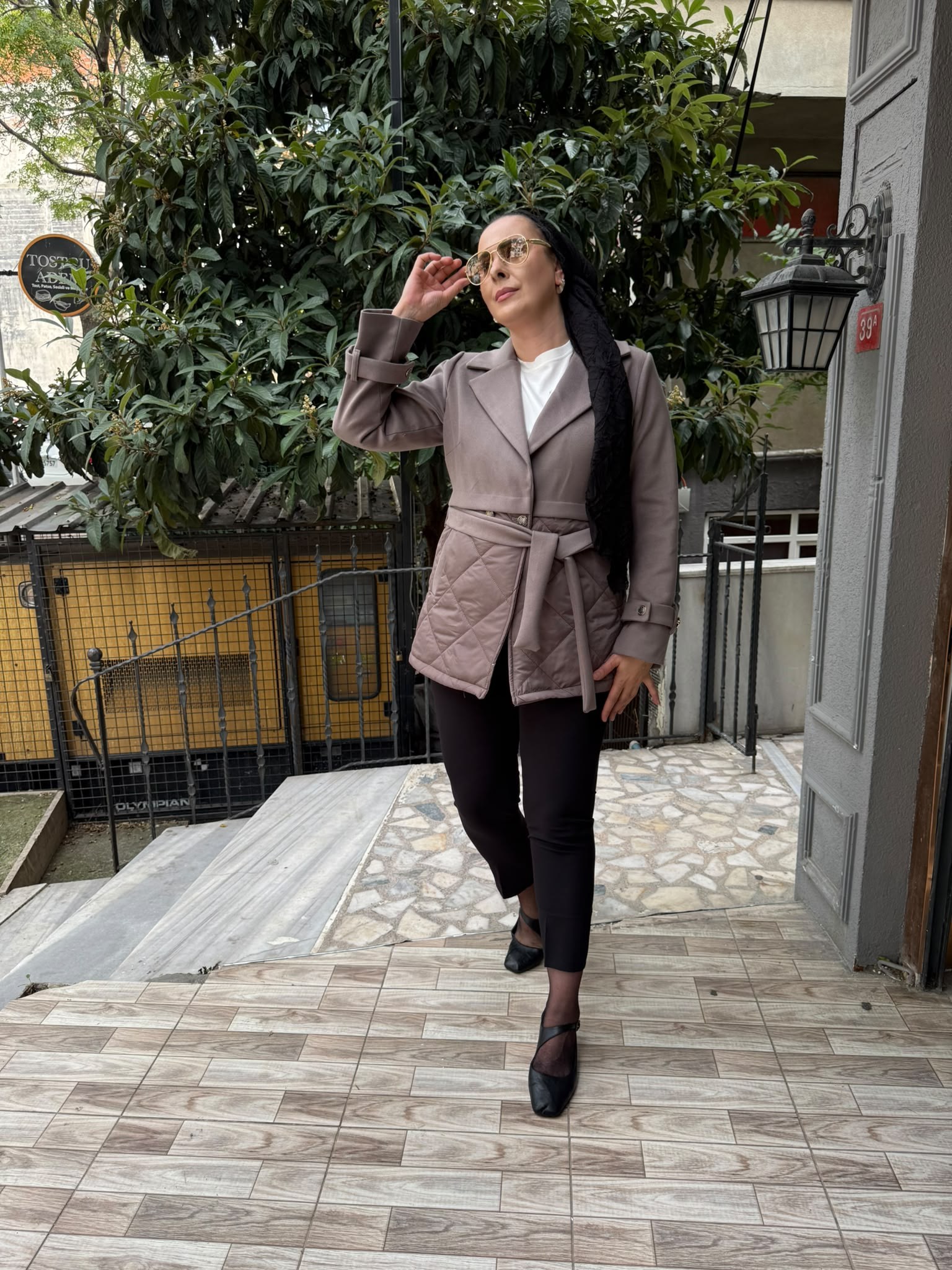 Kısa Kaşe Mont Vizon