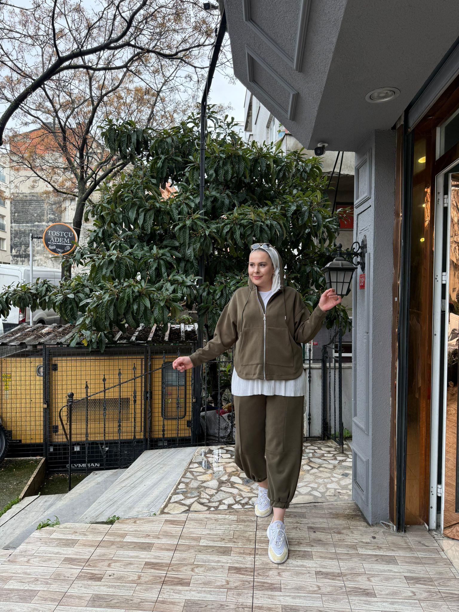 Modal Şalvar Takım Haki