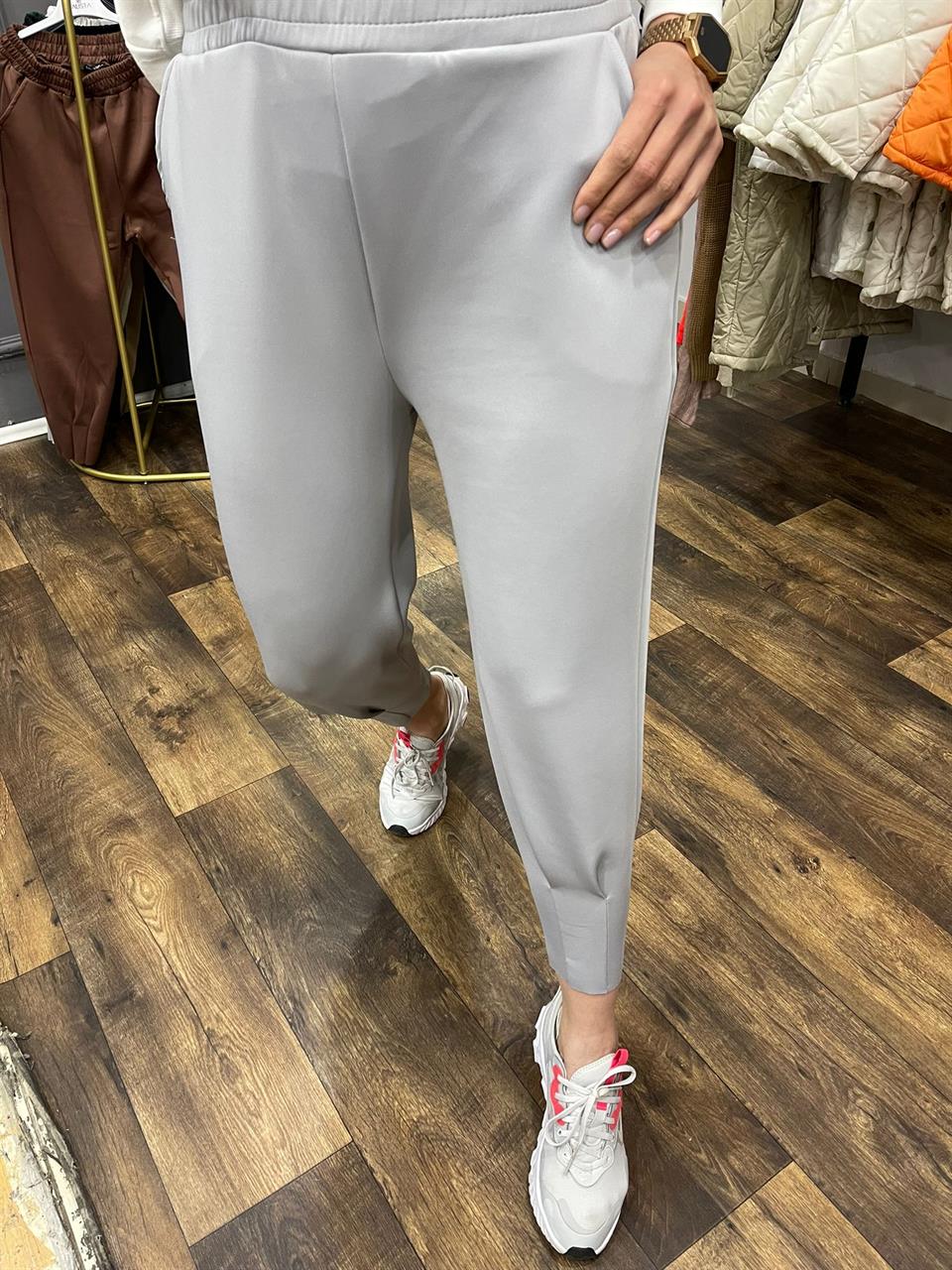 Scuba Alt Eşofman Gri