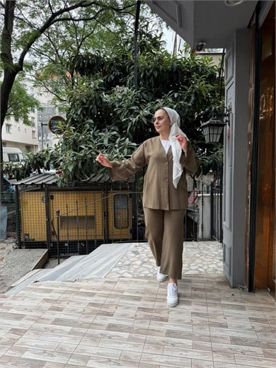 Kimonolu Tensel Takım Haki