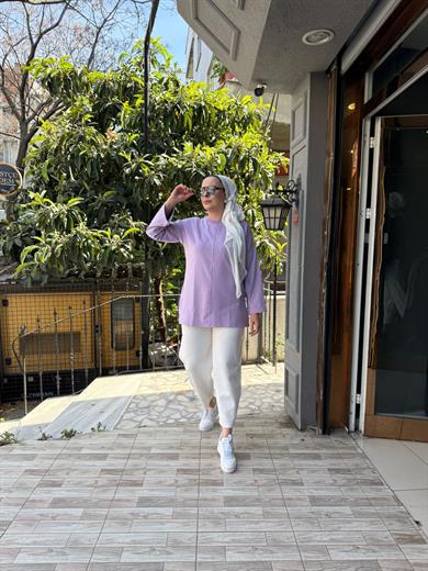 Kol Detaylı Badi Lila
