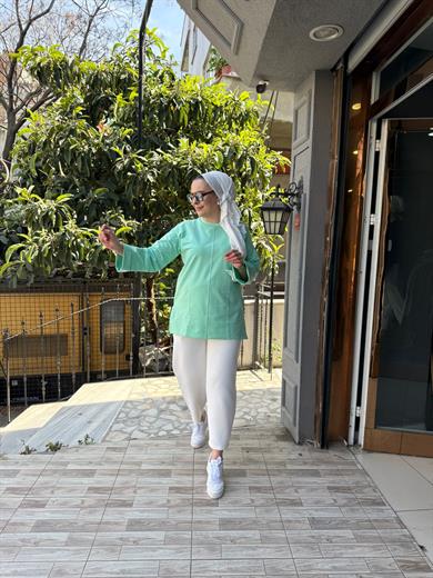 Kol Detaylı Badi Yeşil