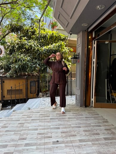 Pileli Oysh Takım Kahve