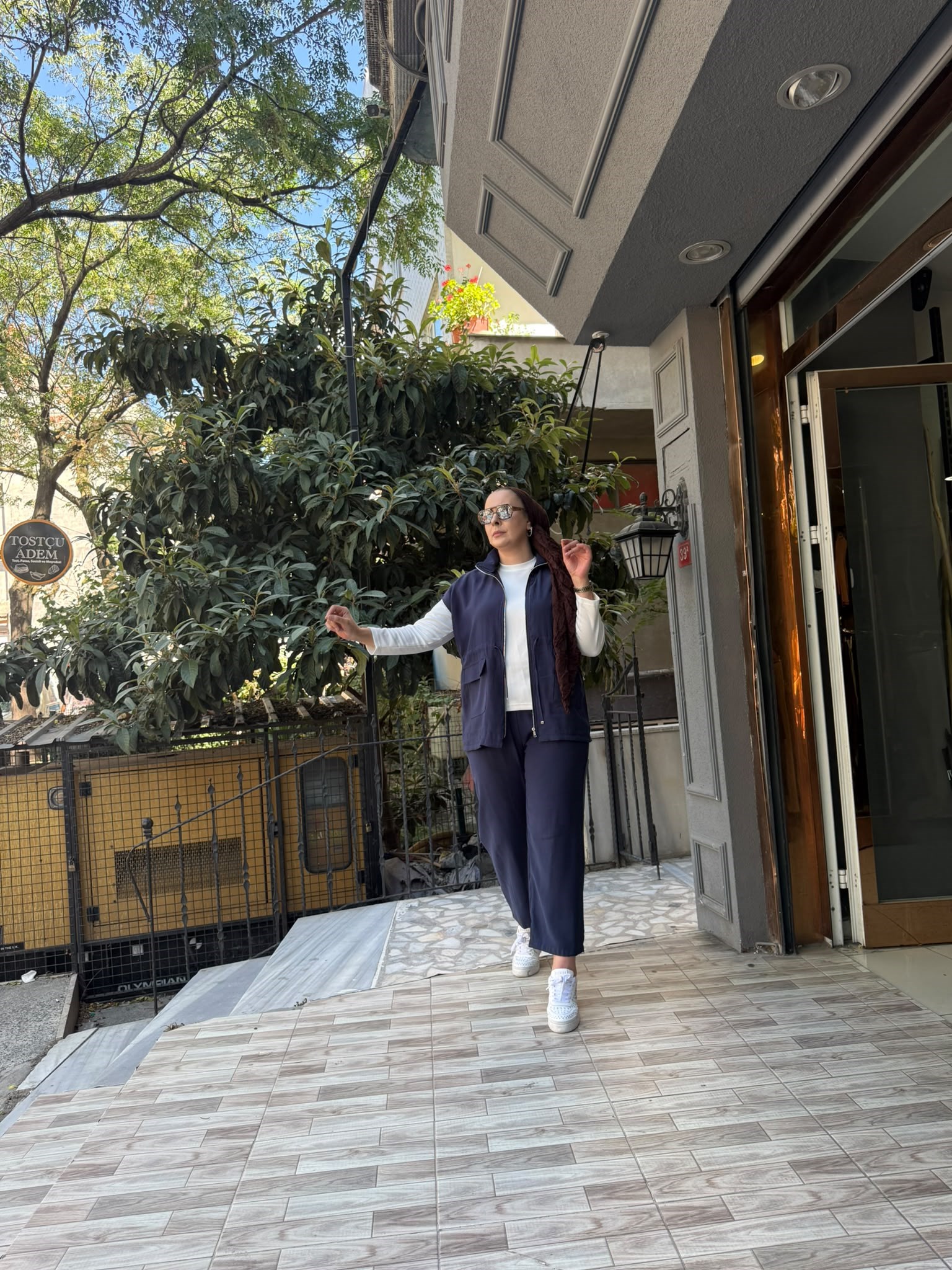3 lü Yelekli Tensel Takım Lacivert