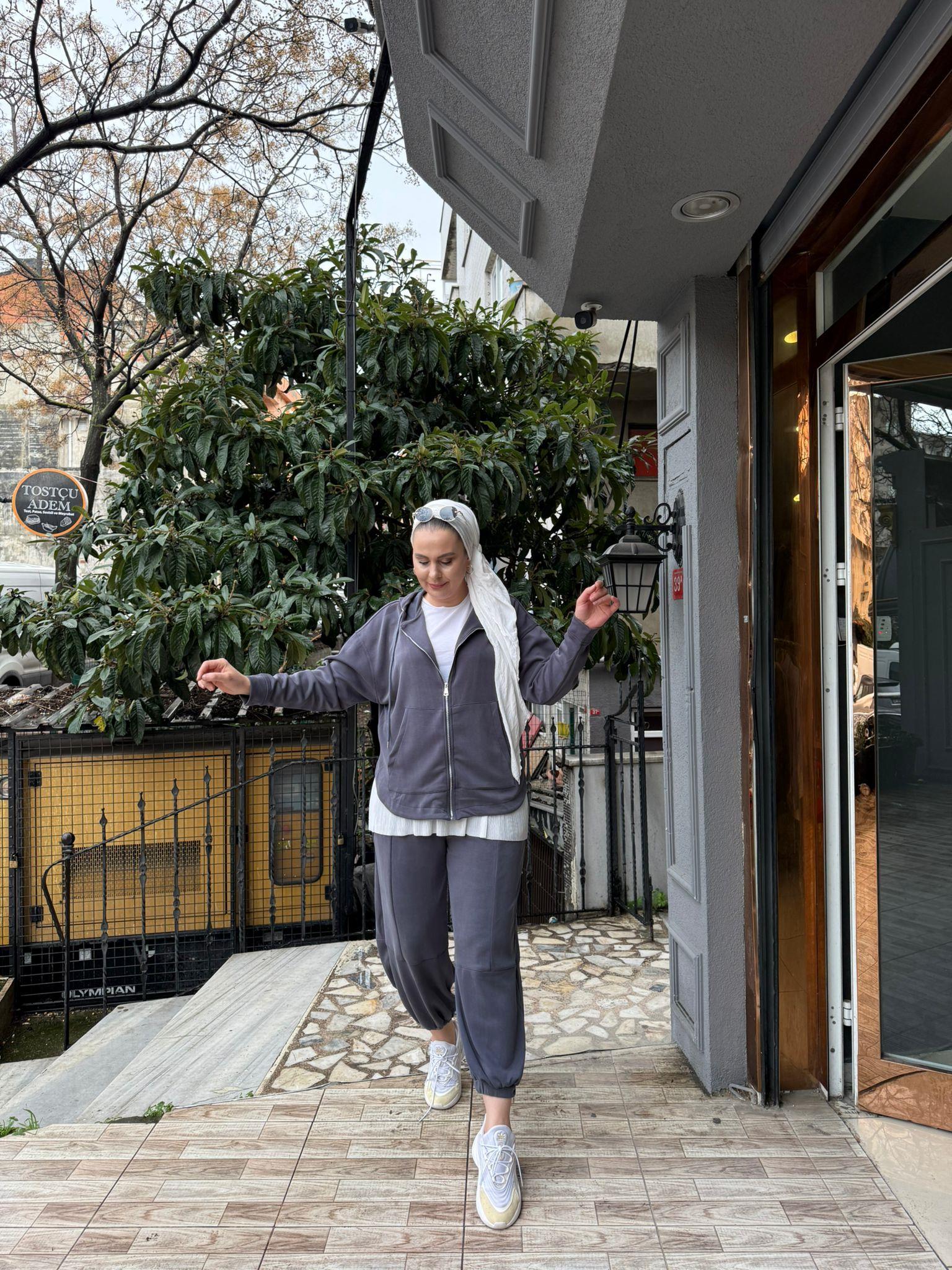 Modal Şalvar Takım Antrasit