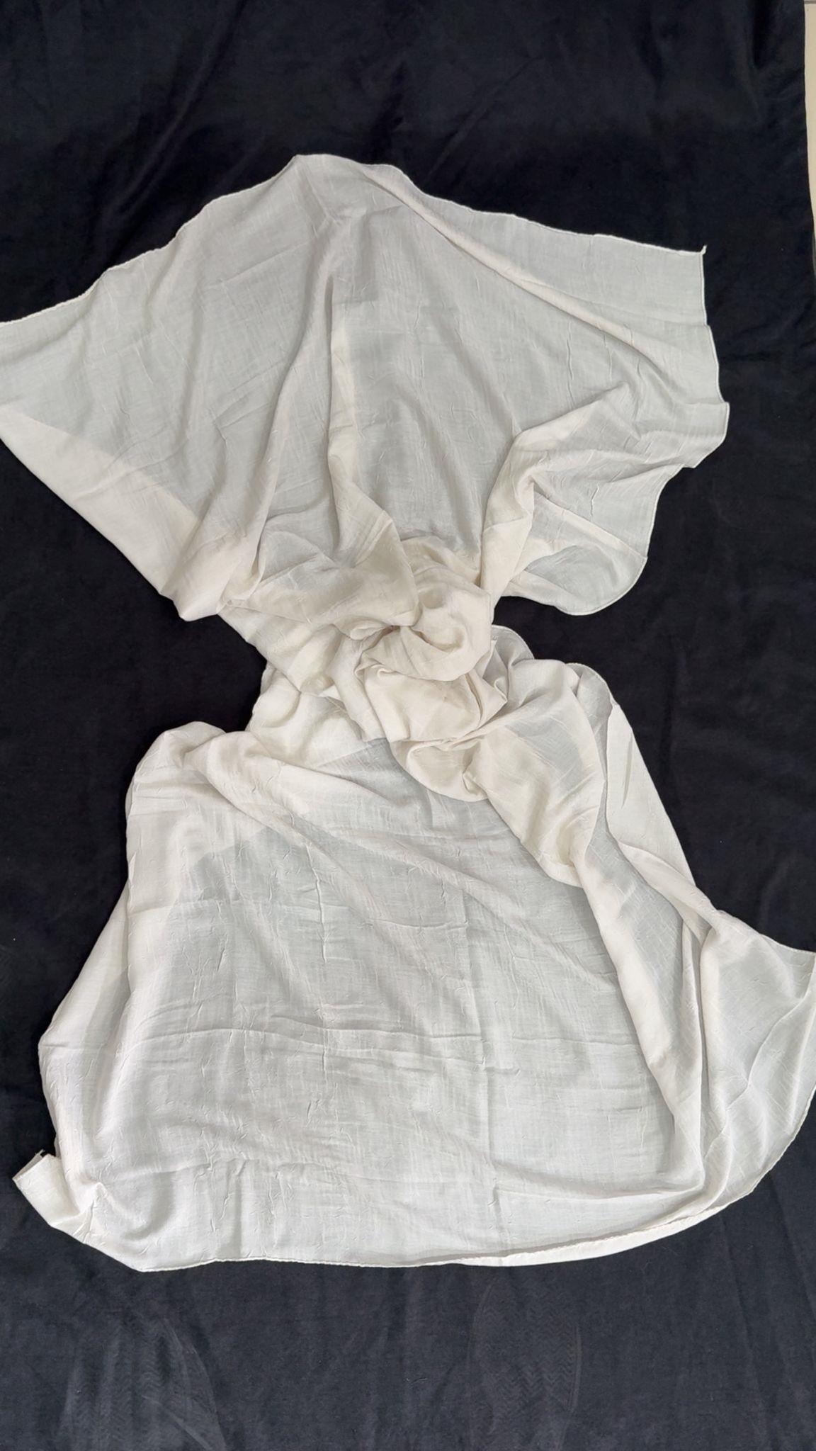 Pamuk Krinkıl Şal Ekru