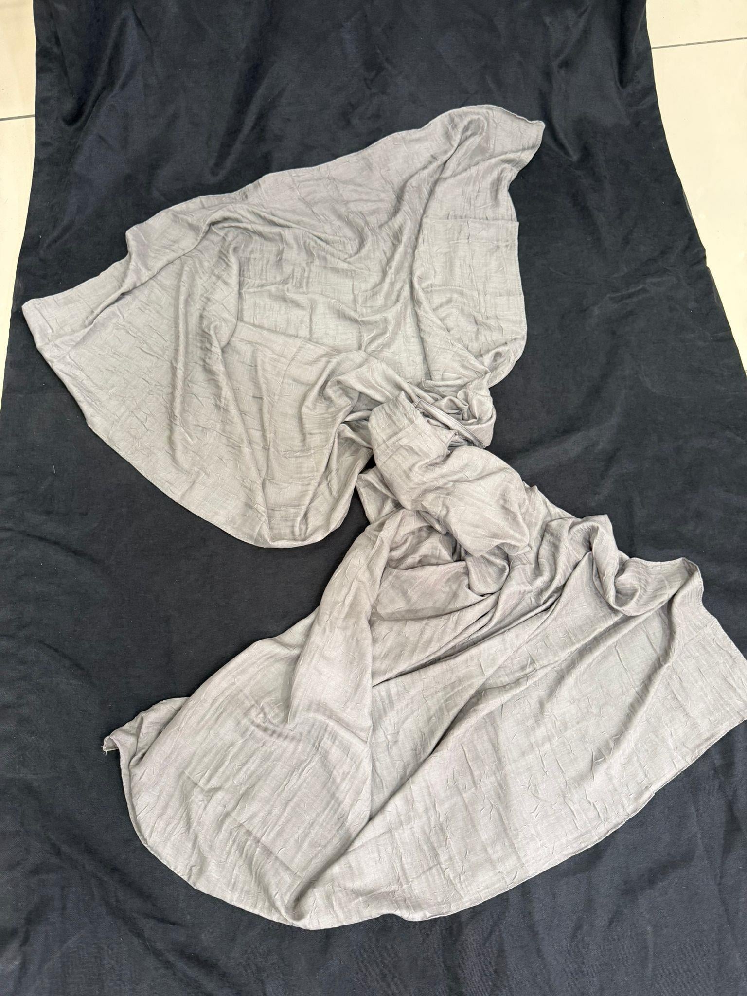 Pamuk Krinkıl Şal Füme