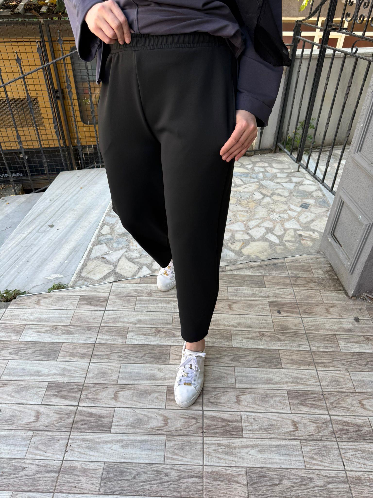 Scuba Şalvar Pantolon Siyah