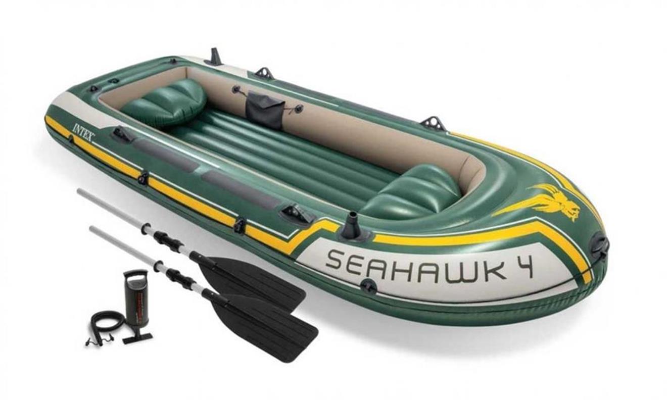 İntex Seahawk™ 4 Şişme Bot Set | 351x145x48cm