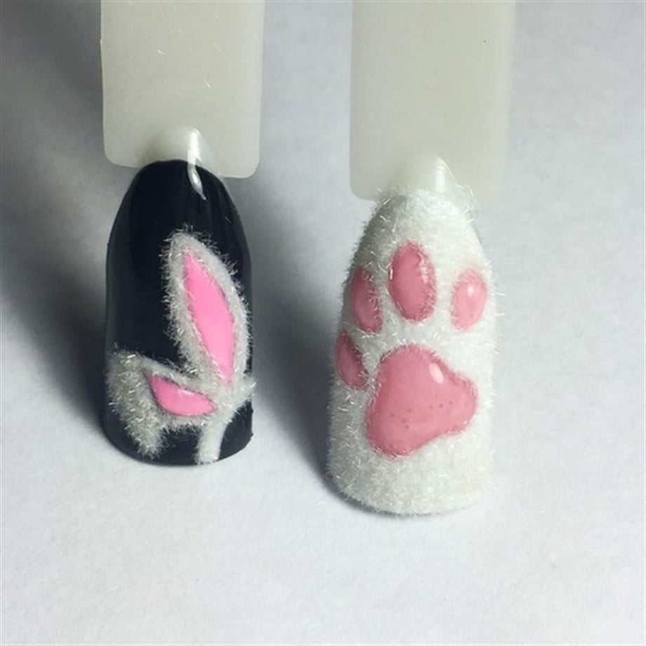 Flok Nail Art Kırmızı (Nar Çiçeği) 5 Gr - Kadife Efektli Tırnak Süsleme Tozu