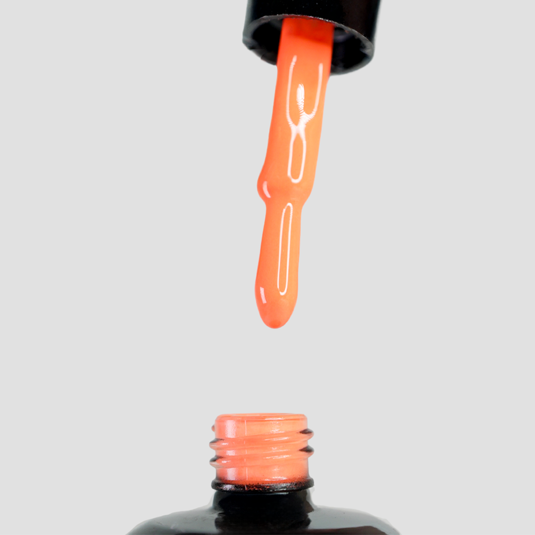 Glamour by Mia 196 Turuncu Rengi Kalıcı Oje 15 ml – HEMA Free – TPO Free