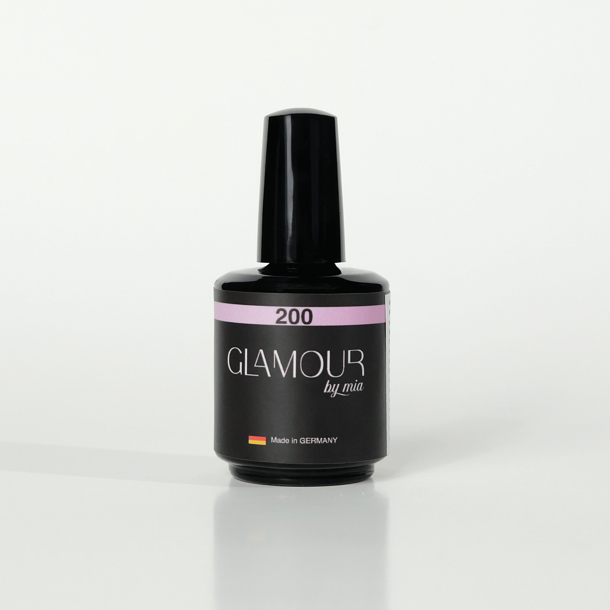 Glamour by Mia 200 Lila Rengi Kalıcı Oje 15 ml – HEMA Free – TPO Free