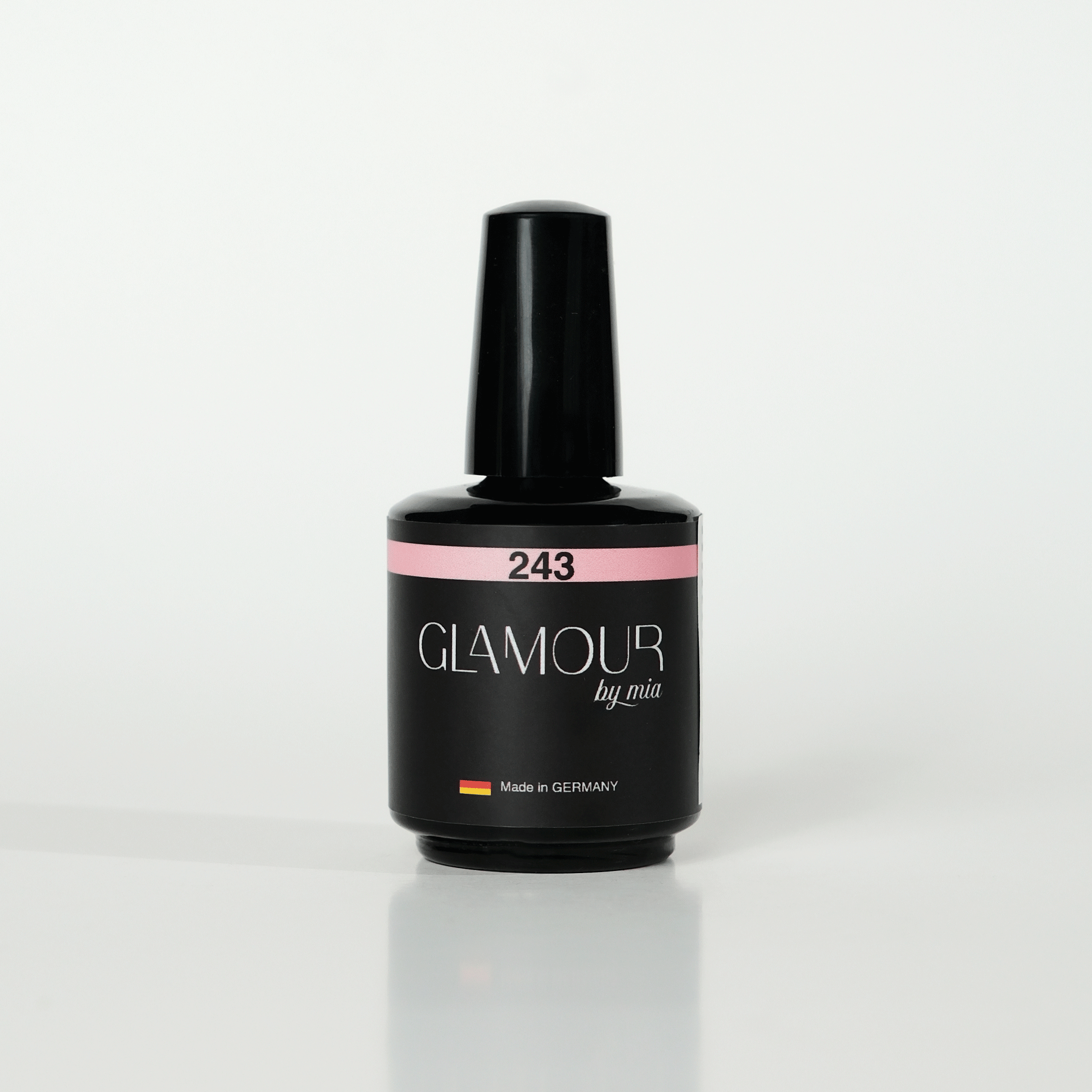 Glamour by Mia 243 Nude Kalıcı Oje 15 ml – HEMA Free – TPO Free