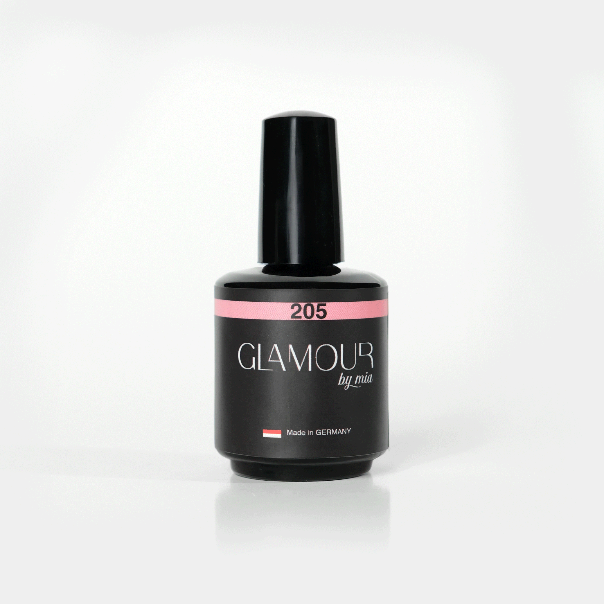 Glamour by Mia 205 Pembe Kalıcı Oje 15 ml – HEMA Free – TPO Free