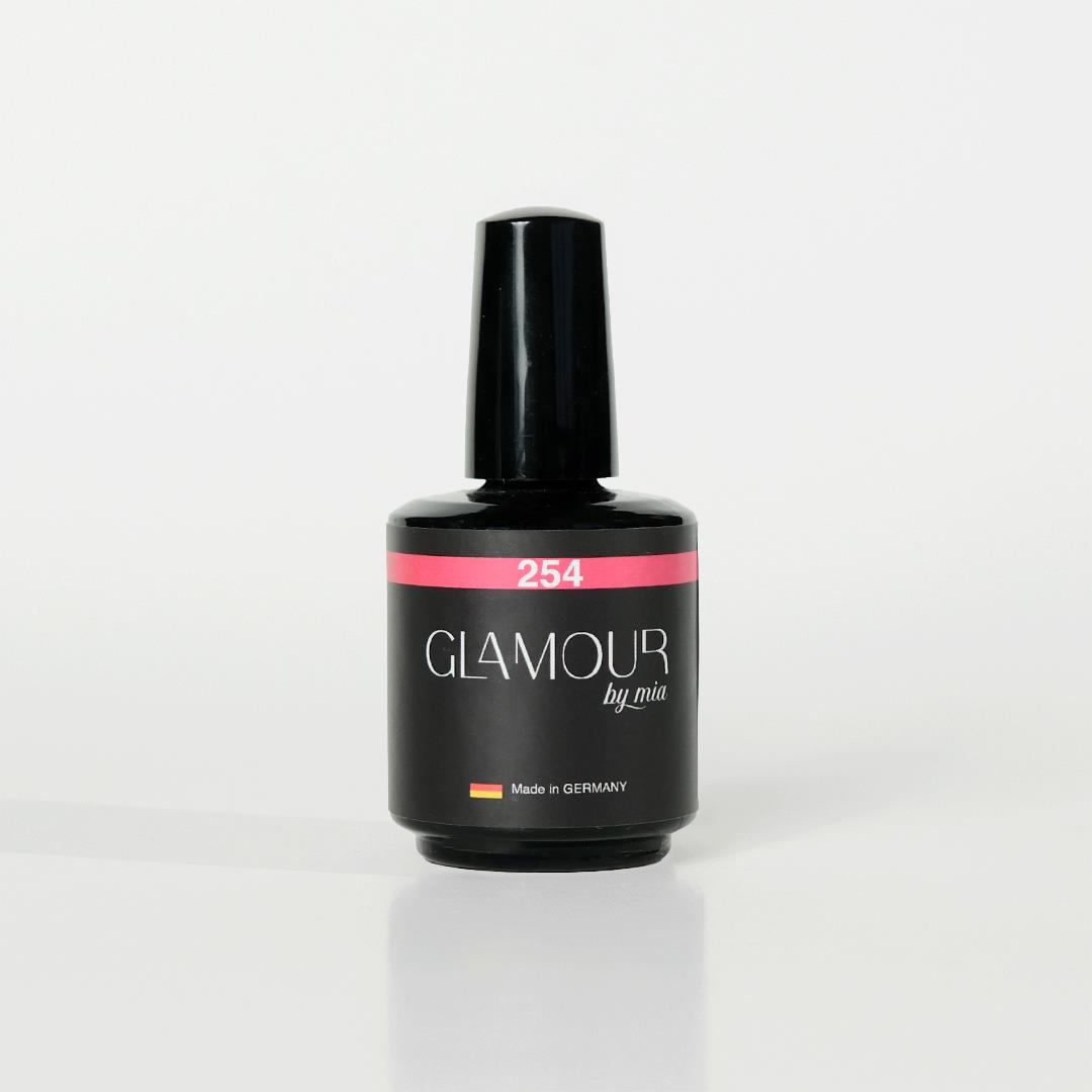 Glamour by Mia 254 Koyu Pembe Kalıcı Oje 15 ml – HEMA Free – TPO Free