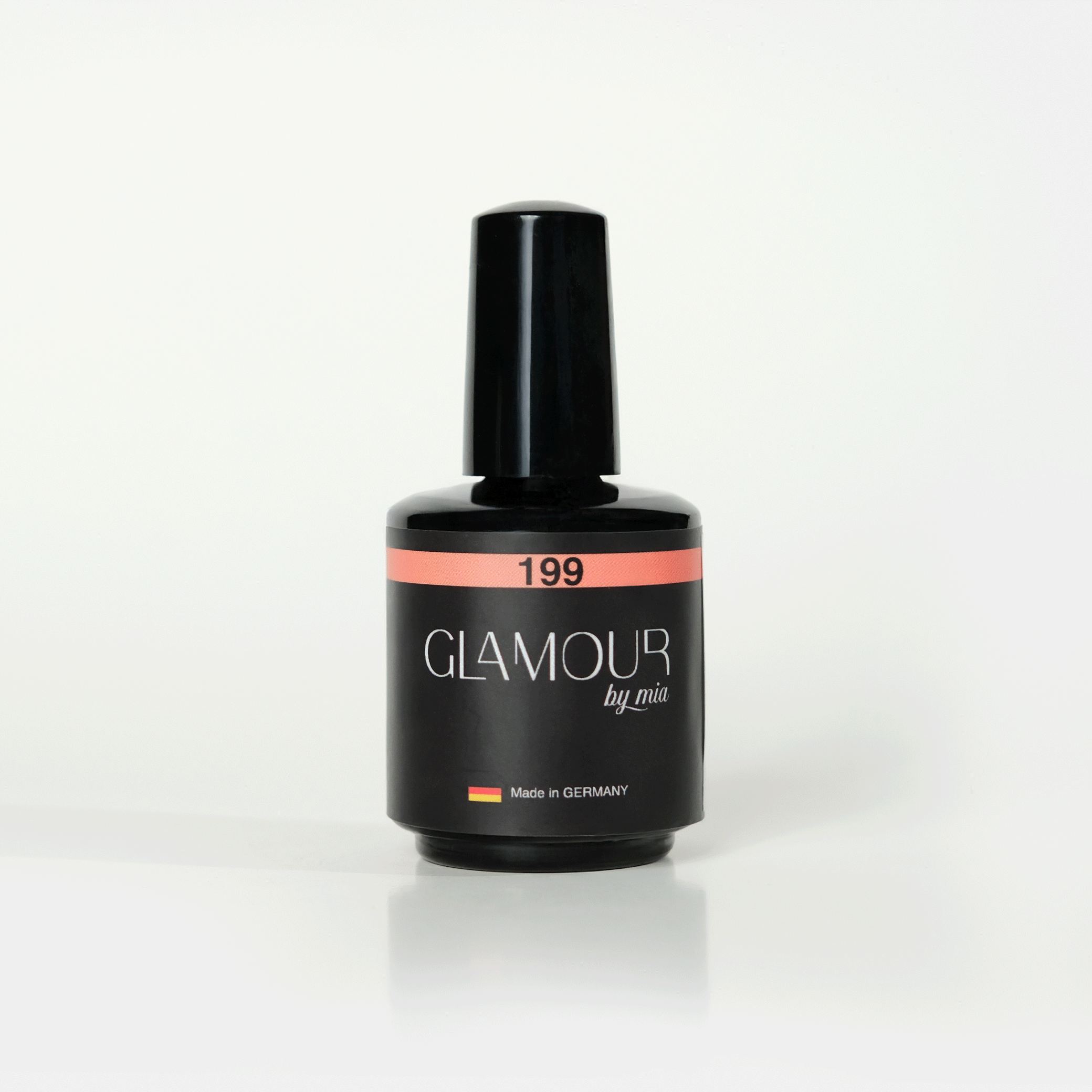 Glamour by Mia 199 Açık Somon Rengi Kalıcı Oje 15 ml – HEMA Free – TPO Free