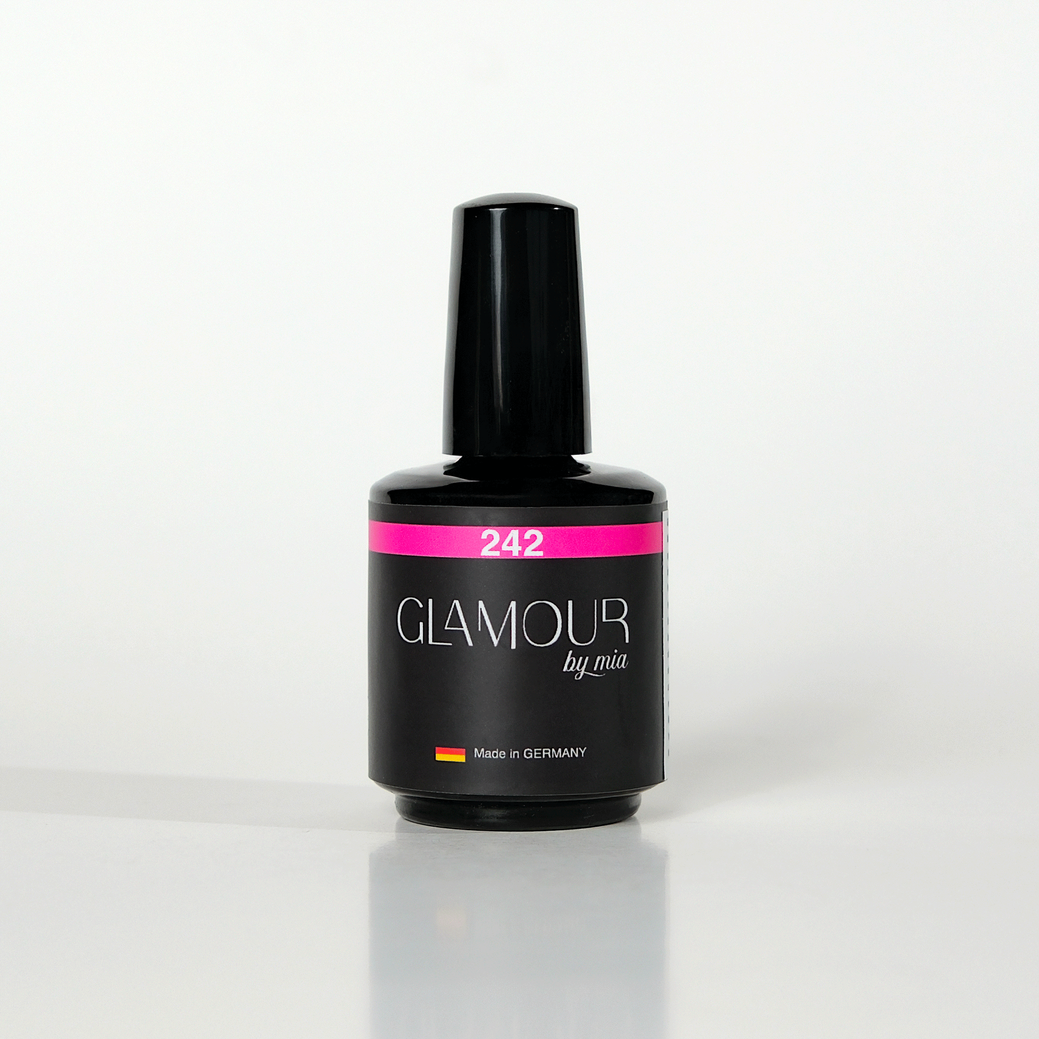 Glamour by Mia 242 Pembe Kalıcı Oje 15 ml – HEMA Free – TPO Free