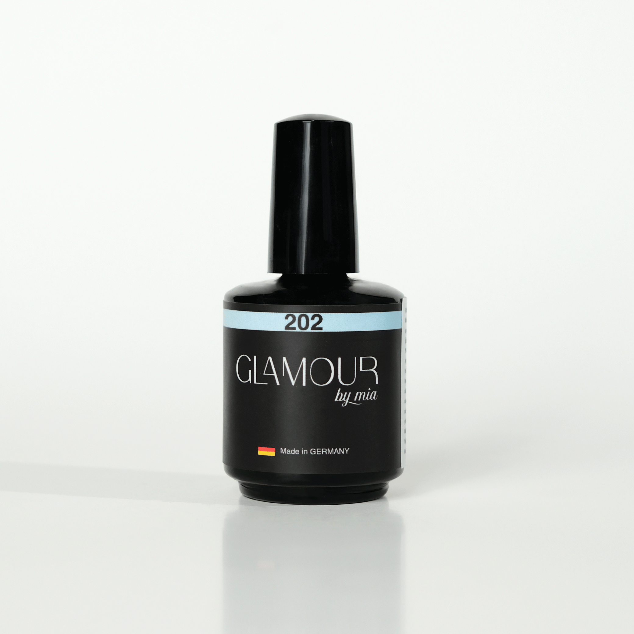 Glamour by Mia 202 Açık Mavi Kalıcı Oje 15 ml – HEMA Free – TPO Free