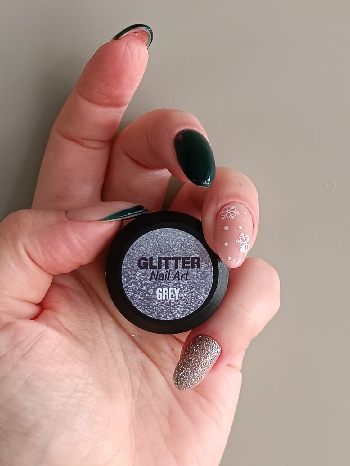 Glamour Nail Art Tasarım Boya Grey 5 gr