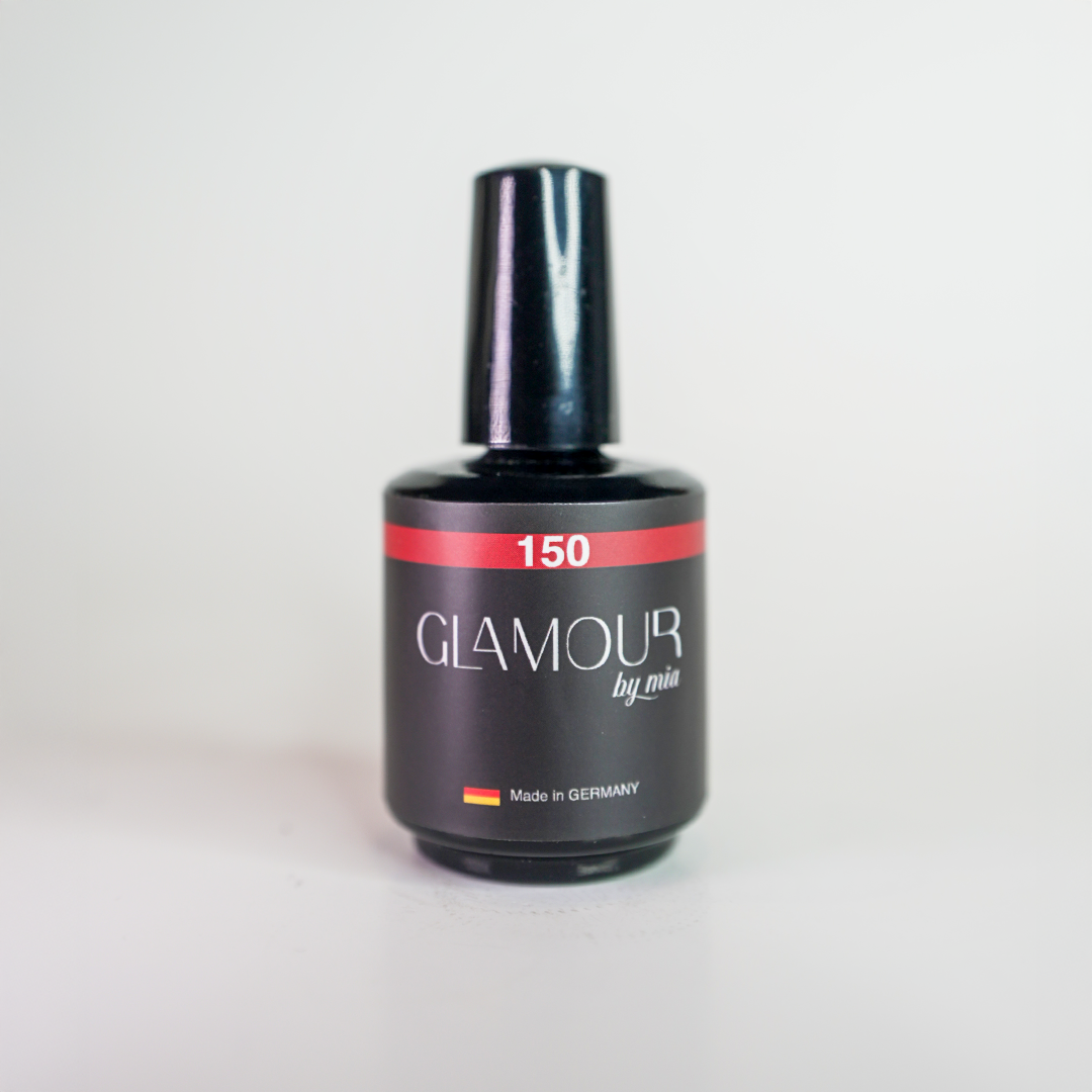Glamour by Mia 150 Kırmızı Rengi Kalıcı Oje 15 ml – HEMA Free – TPO Free