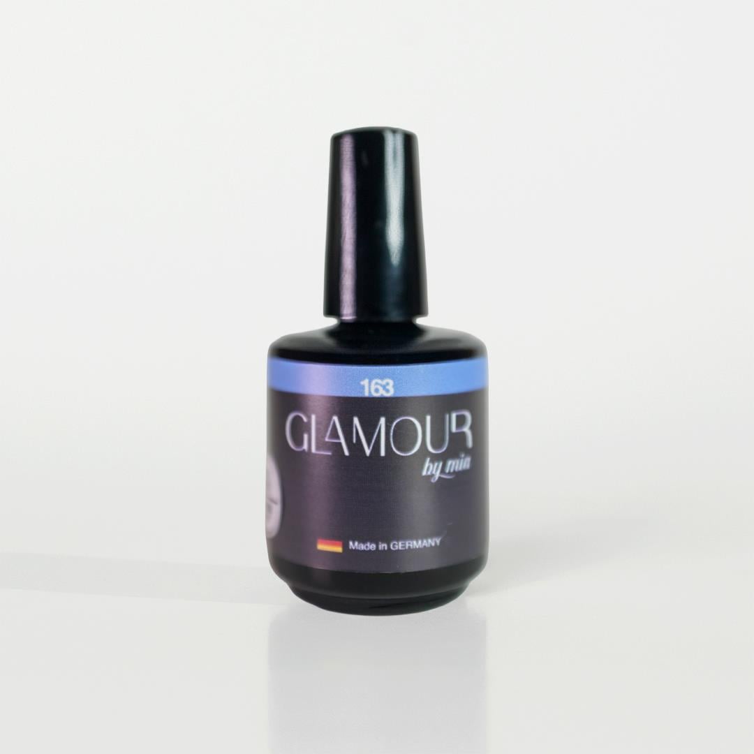 Glamour by Mia 163 Mavi Rengi Kalıcı Oje 15 ml – HEMA Free – TPO Free
