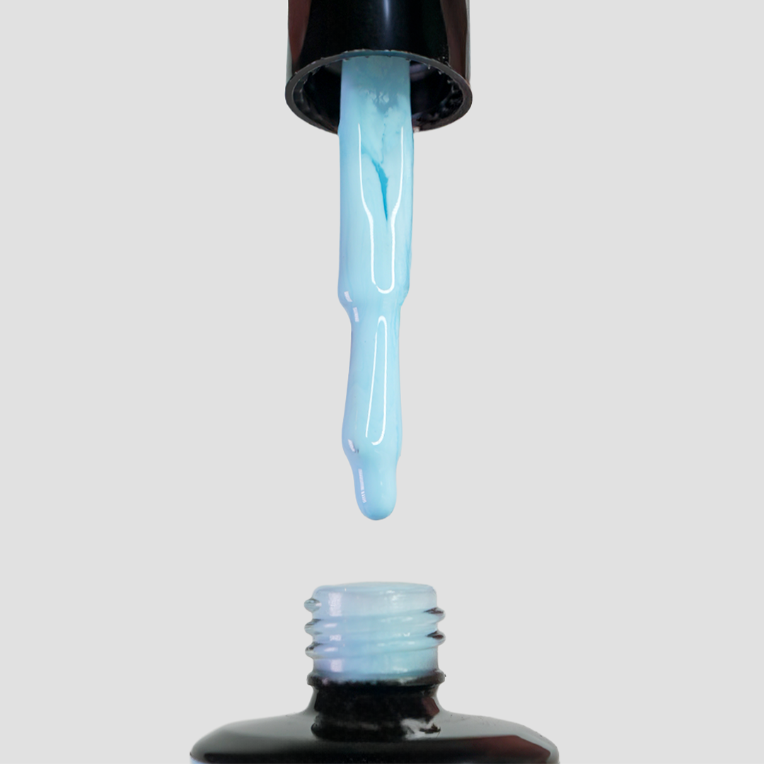Glamour by Mia 206 Gökyüzü Mavisi Kalıcı Oje 15 ml – HEMA Free – TPO Free