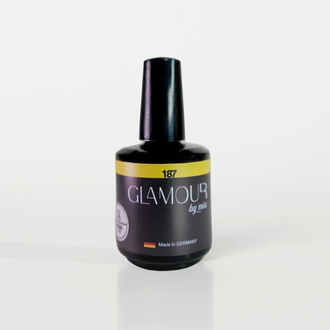 Glamour by Mia 187 Güneş Sarısı Kalıcı Oje 15 ml – HEMA Free – TPO Free