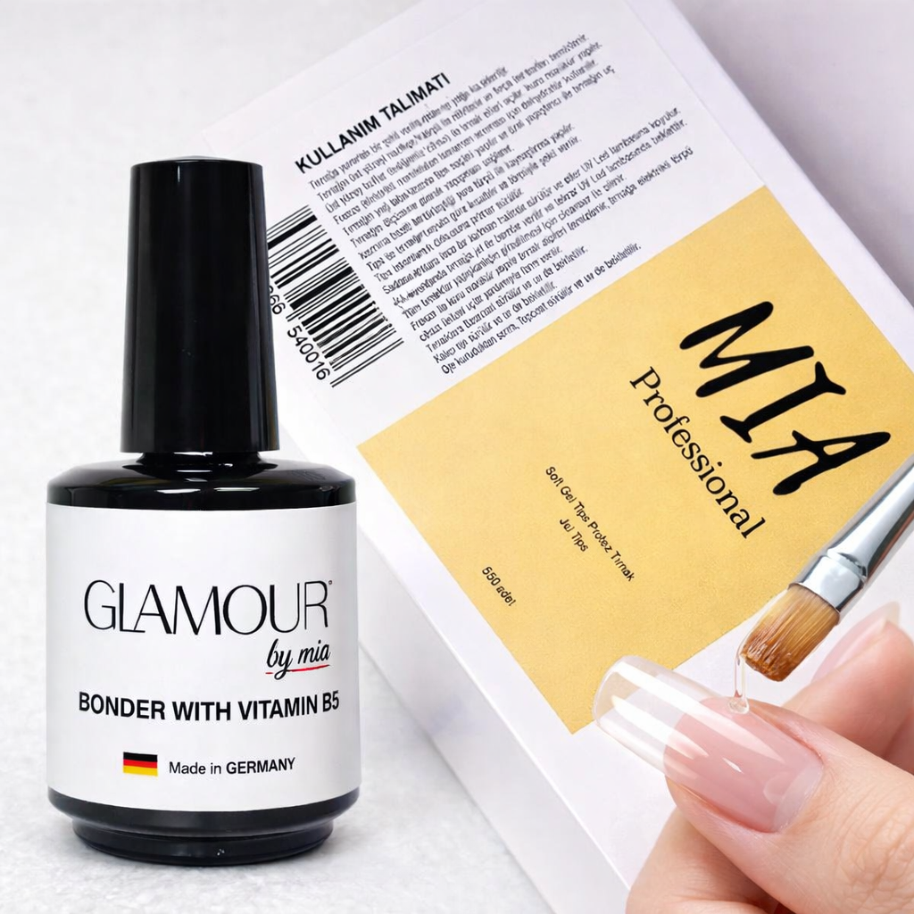Jel Tips İçin Şeffaf Rubber Baz Vitamin B5 – Güçlendirici Tırnak Bazı (Vitamin Destekli)