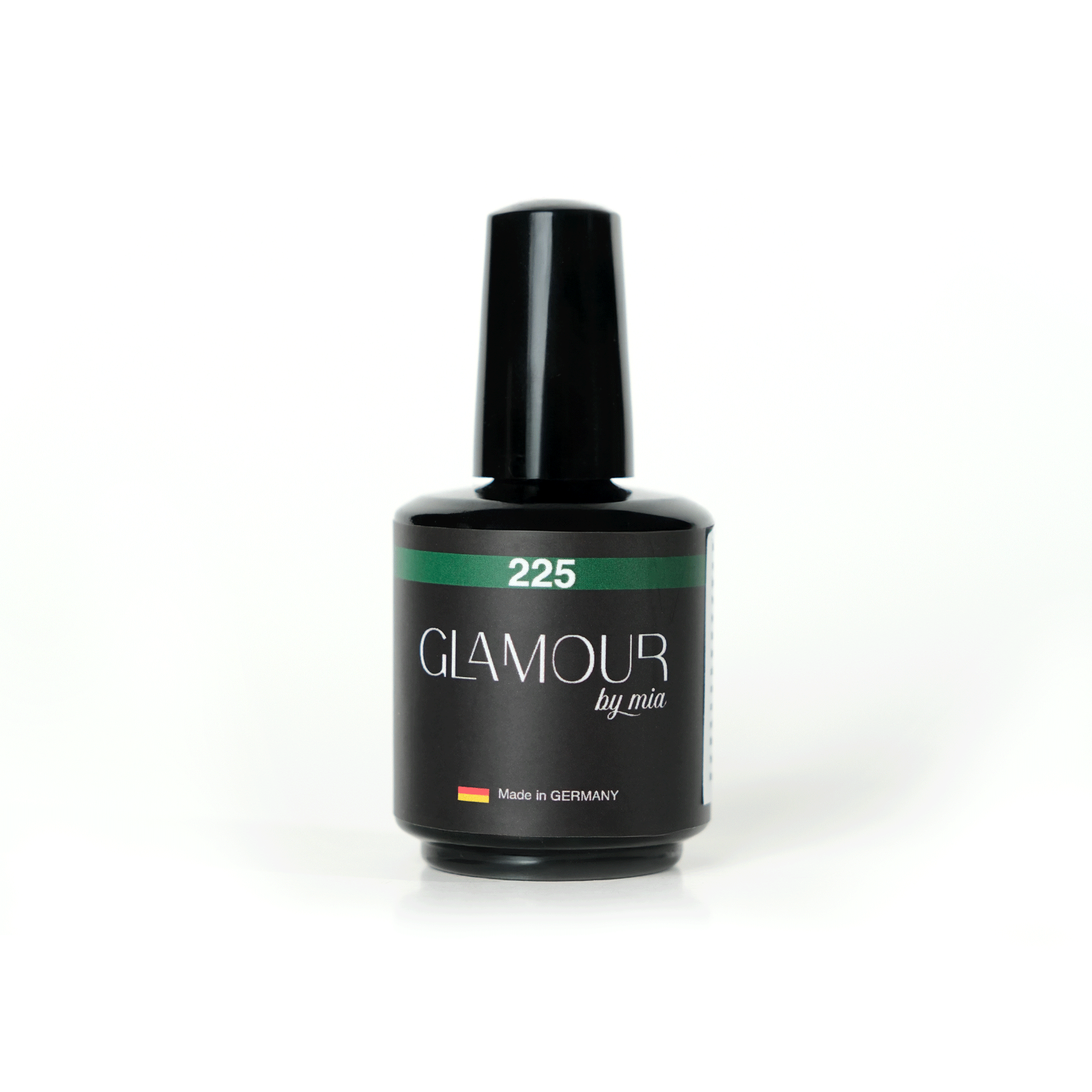 Glamour by Mia 225 Koyu Yeşil Rengi Kalıcı Oje 15 ml – HEMA Free – TPO Free