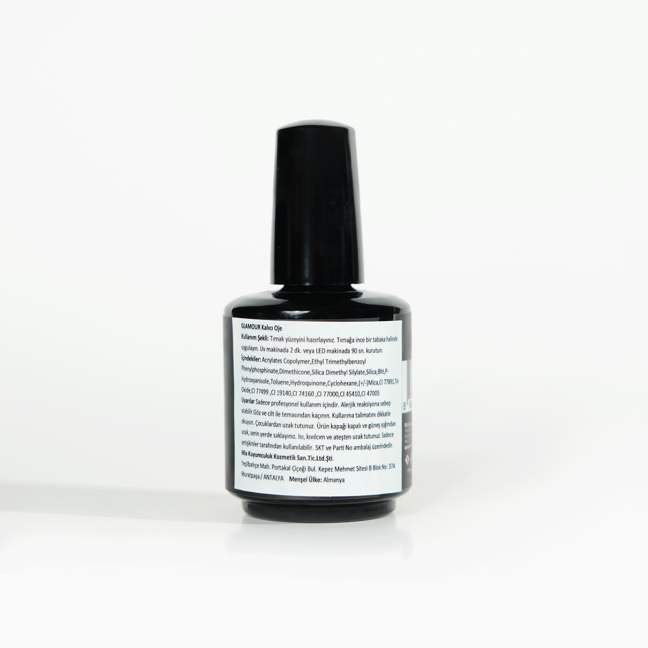 Glamour by Mia 221 Yeşil Rengi Kalıcı Oje 15 ml – HEMA Free – TPO Free
