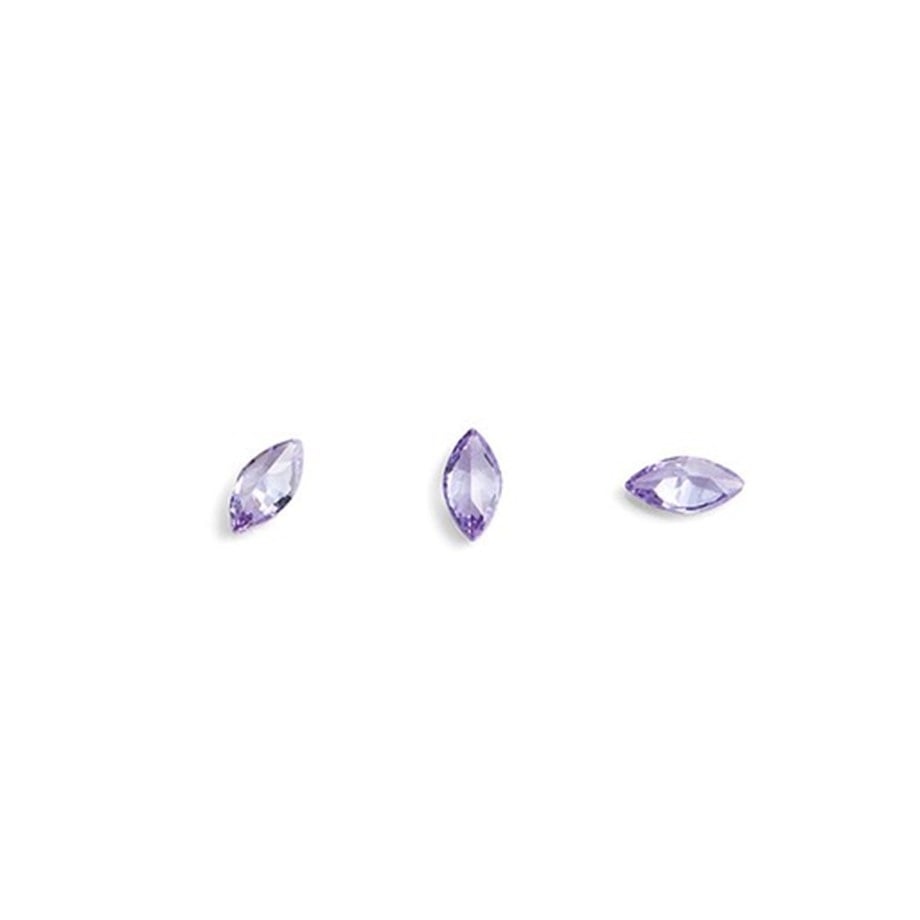 Hacimsel Kristal N2 Leylak Dük 10lu Paket - 3D Lila Nail Art Taşı