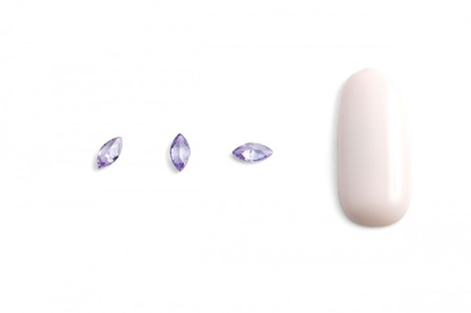 Hacimsel Kristal N2 Leylak Dük 10lu Paket - 3D Lila Nail Art Taşı